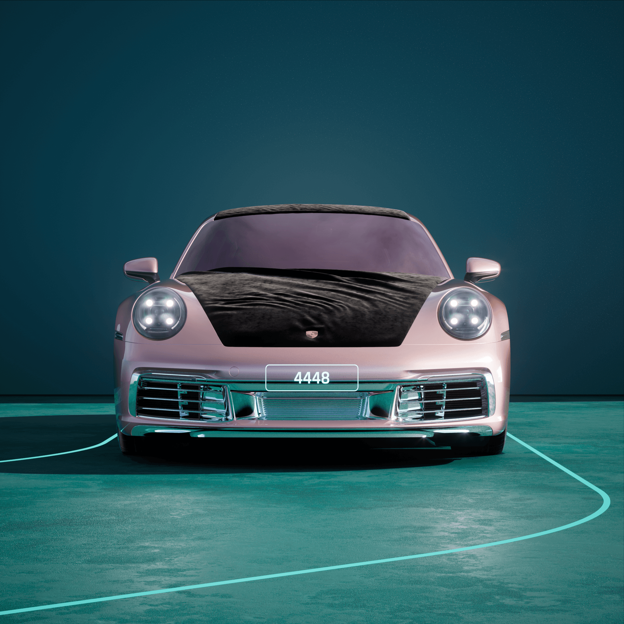 The PORSCHΞ 911 4448 image in phase