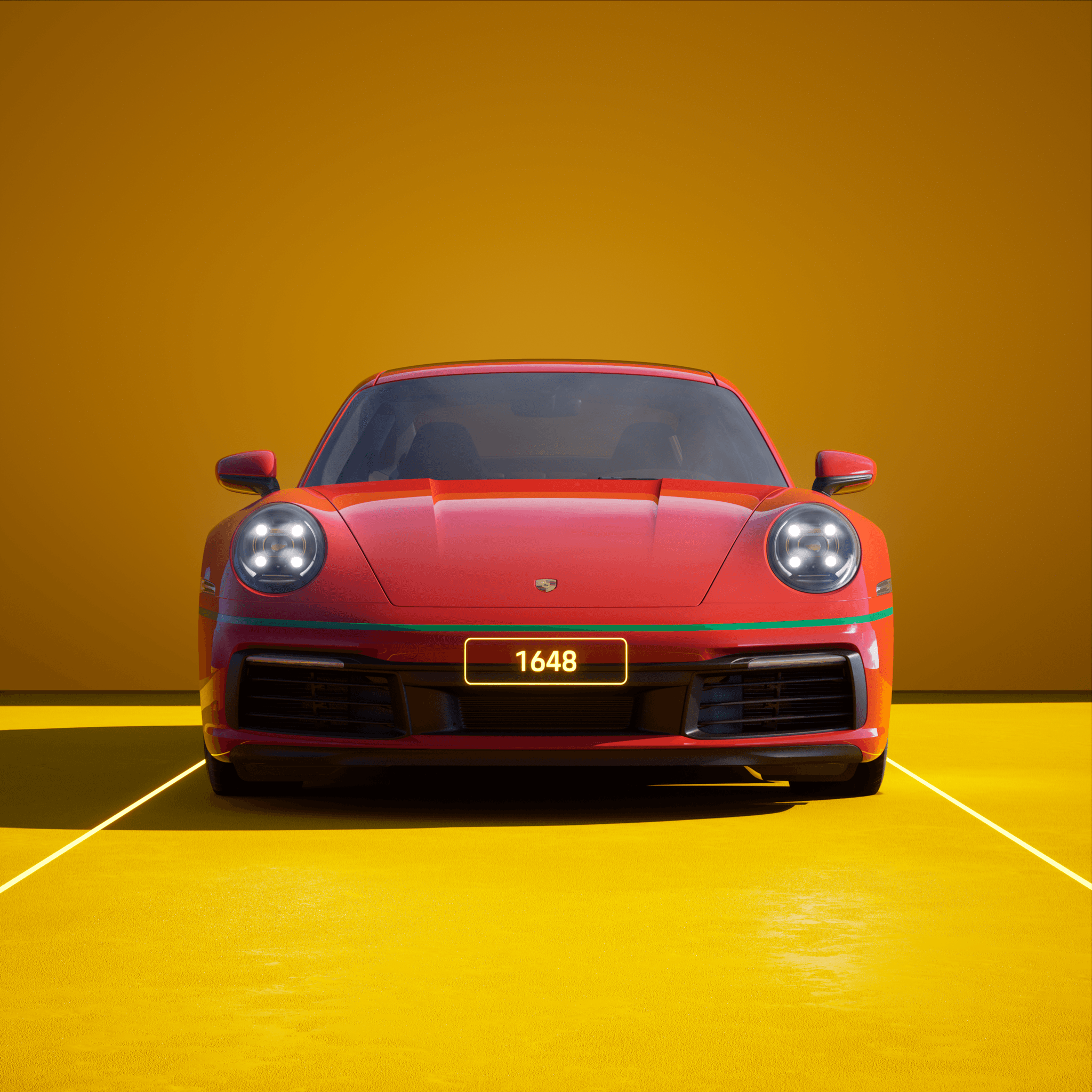 The PORSCHΞ 911 1648 image in phase