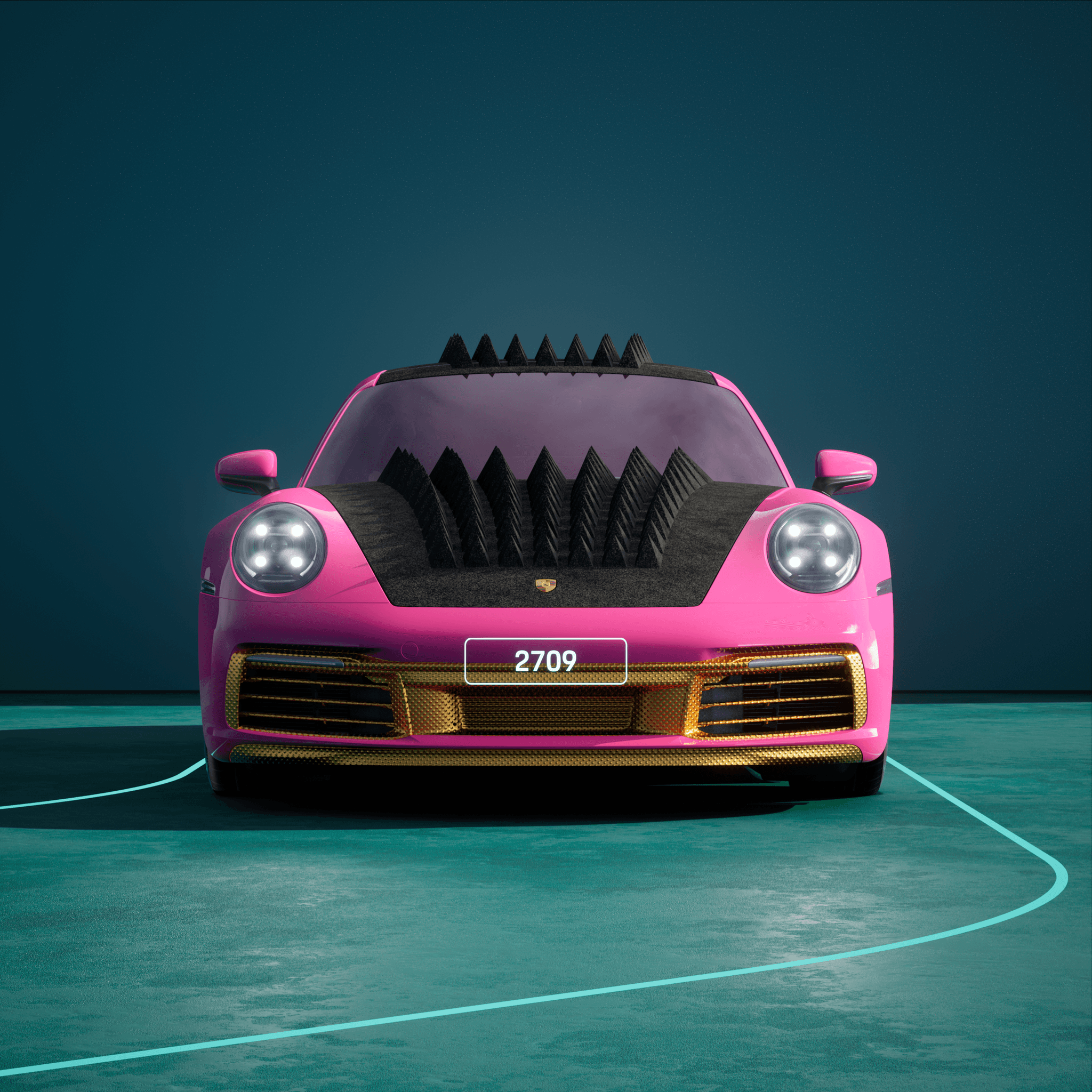 The PORSCHΞ 911 2709 image in phase