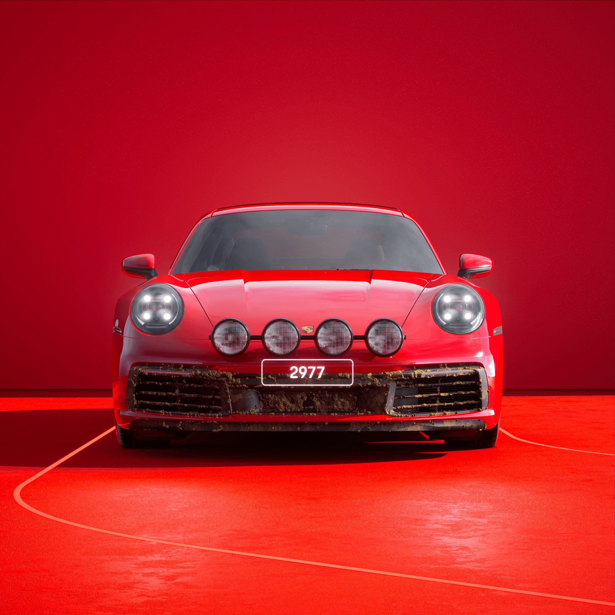 The PORSCHΞ 911 2977 image in phase