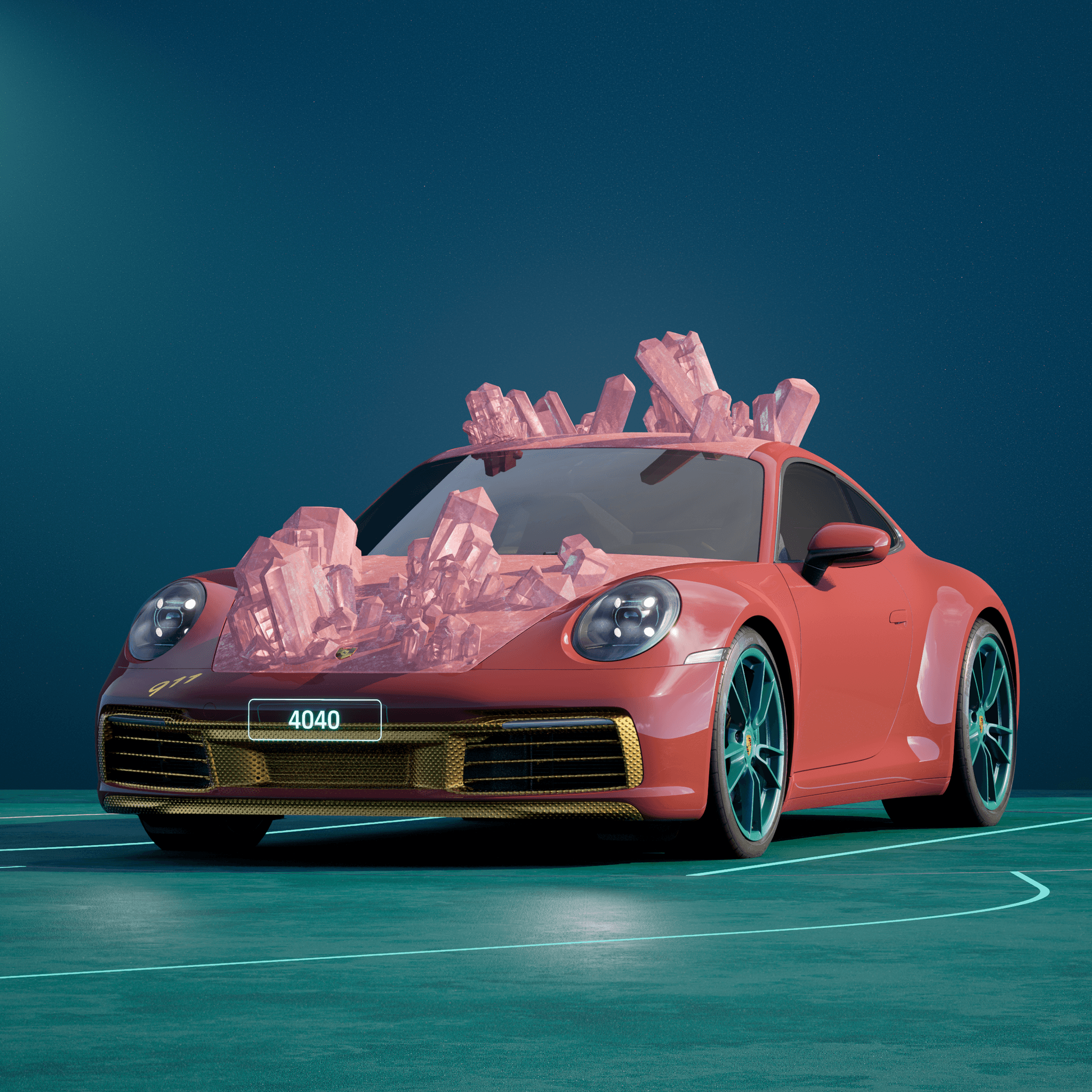 The PORSCHΞ 911 4040 image in phase