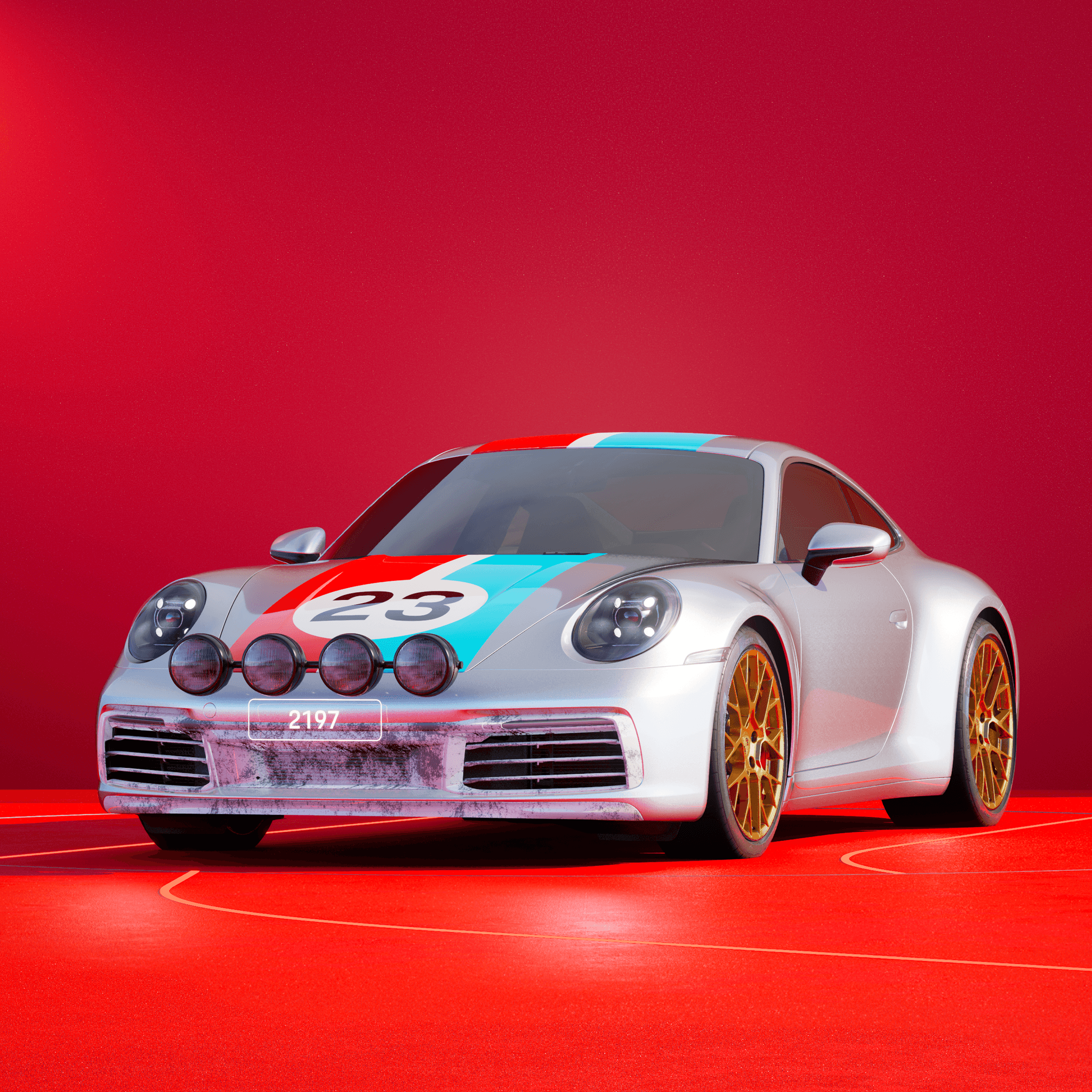 The PORSCHΞ 911 2197 image in phase