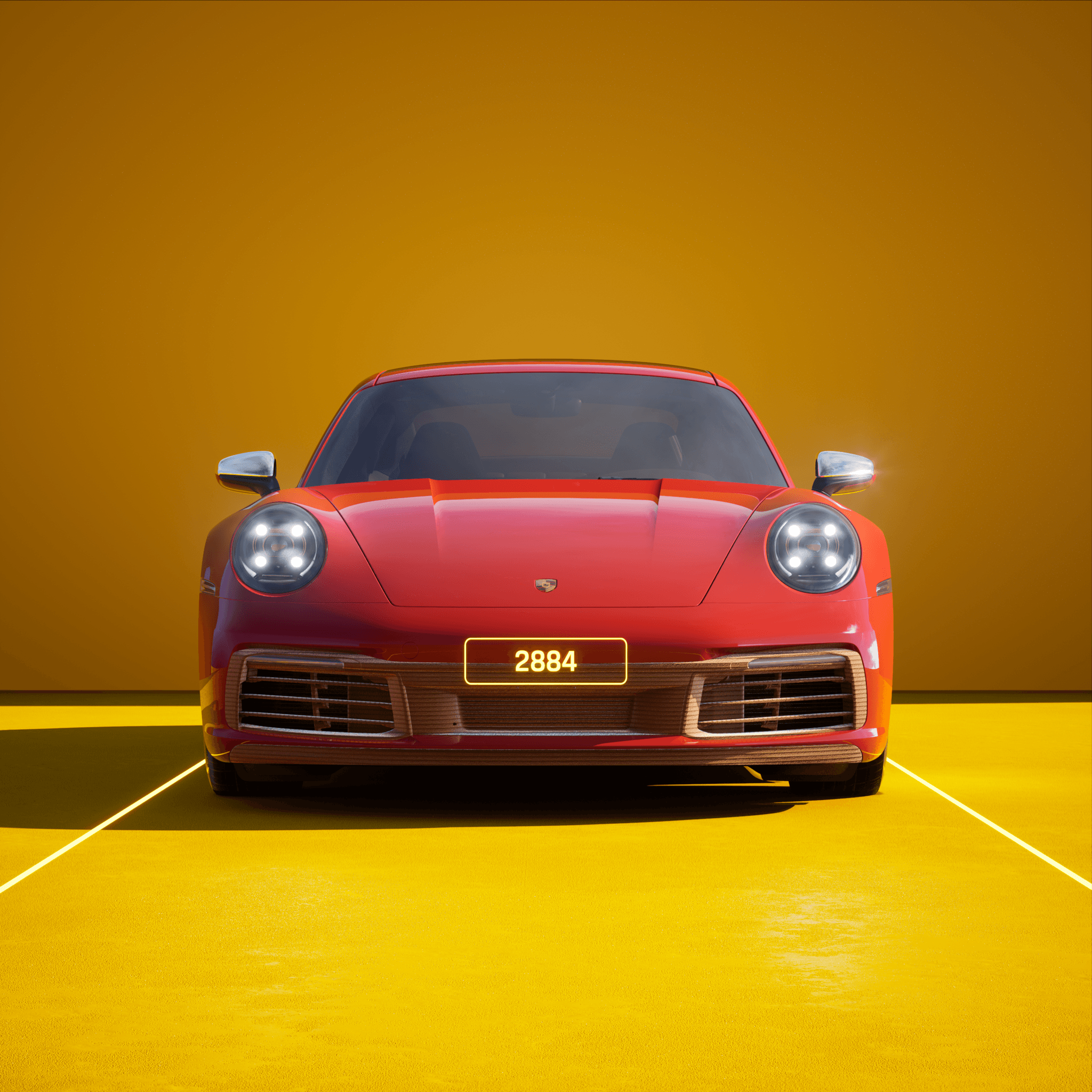 The PORSCHΞ 911 2884 image in phase