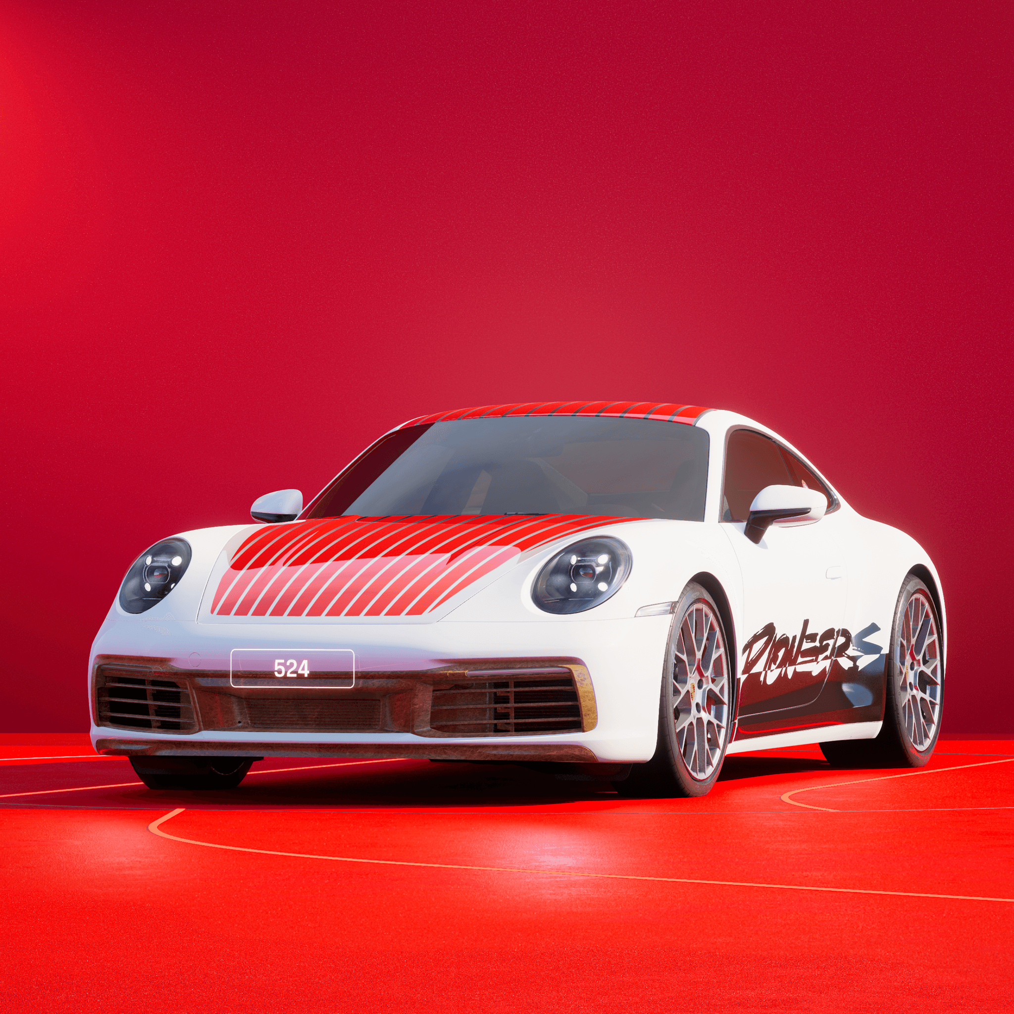 The PORSCHΞ 911 524 image in phase