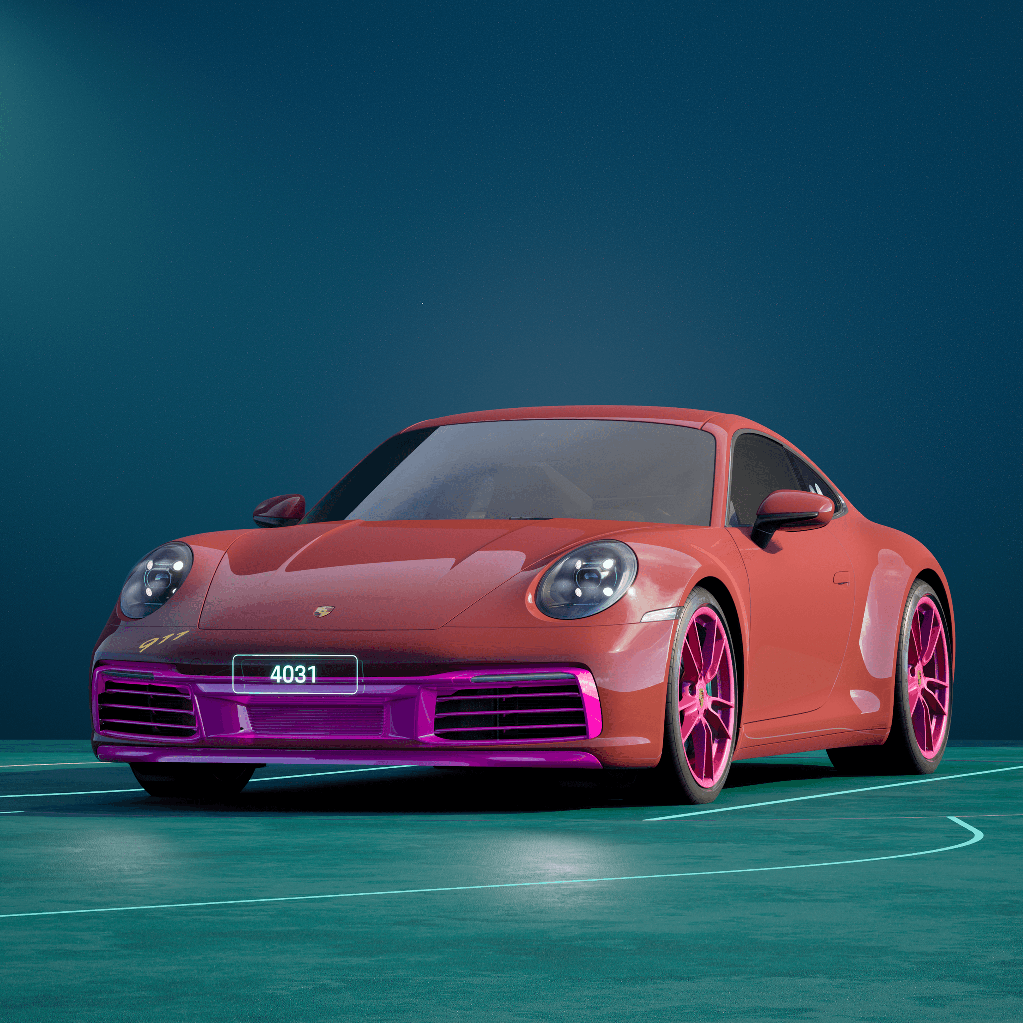 The PORSCHΞ 911 4031 image in phase
