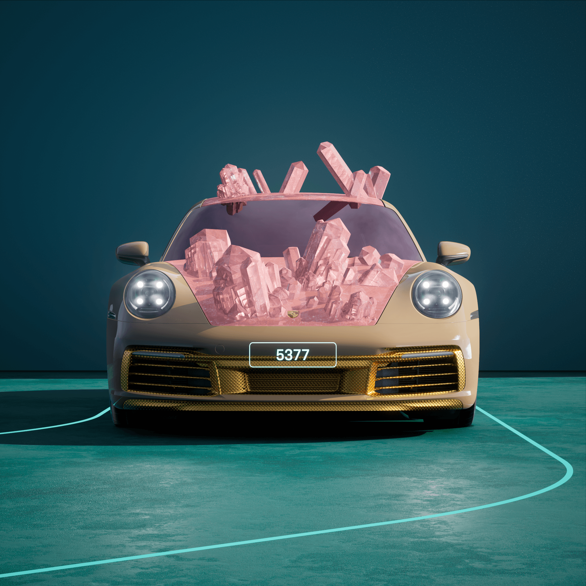 The PORSCHΞ 911 5377 image in phase