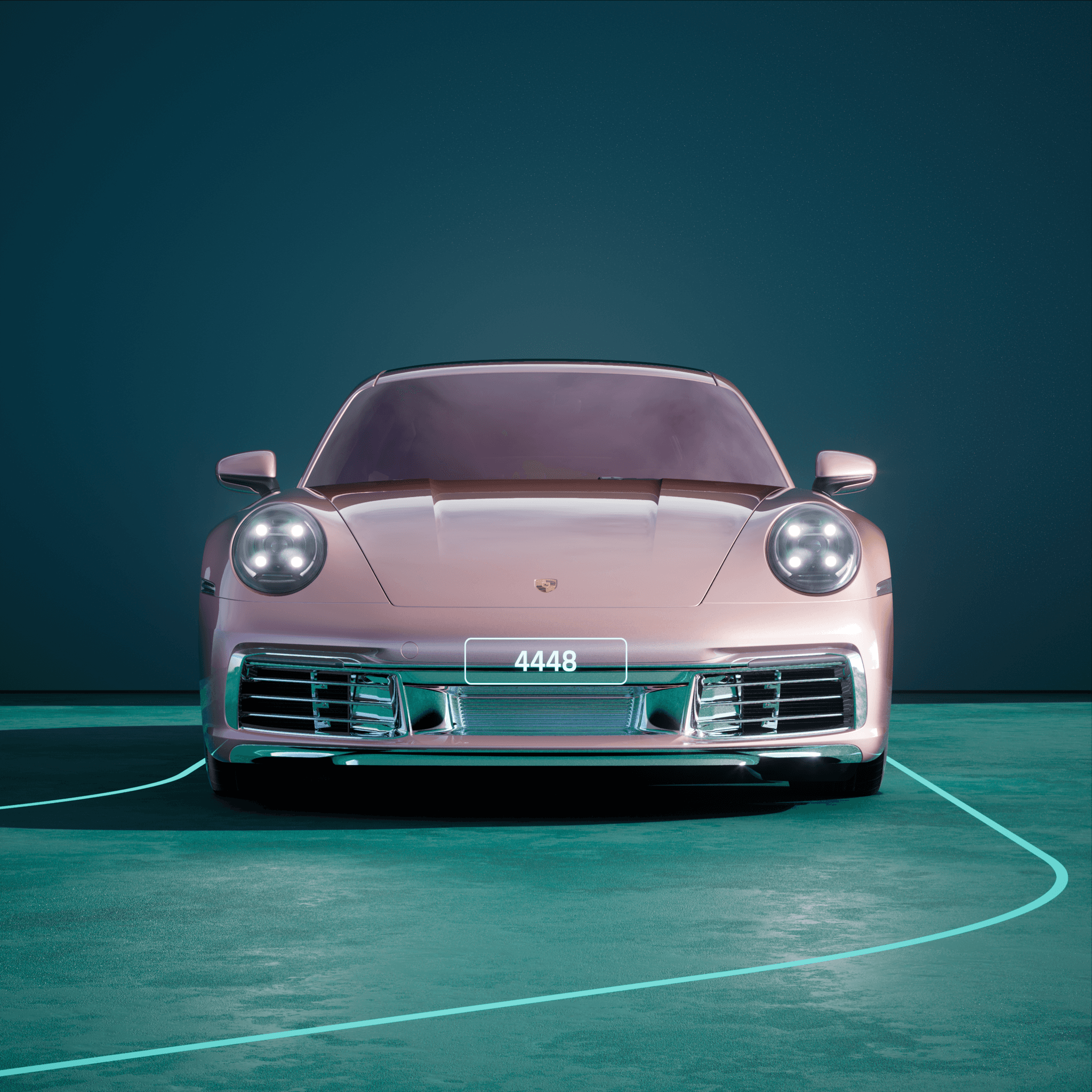 The PORSCHΞ 911 4448 image in phase