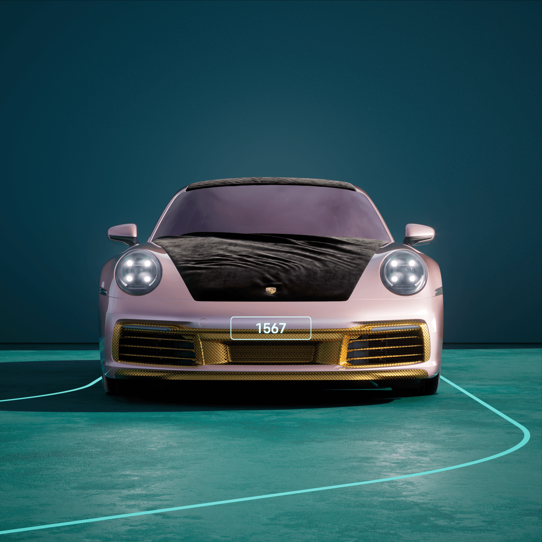 The PORSCHΞ 911 1567 image in phase