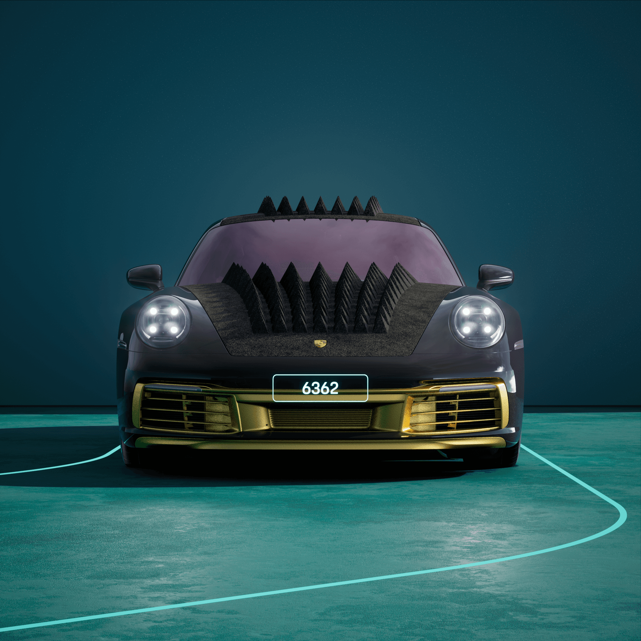 The PORSCHΞ 911 6362 image in phase