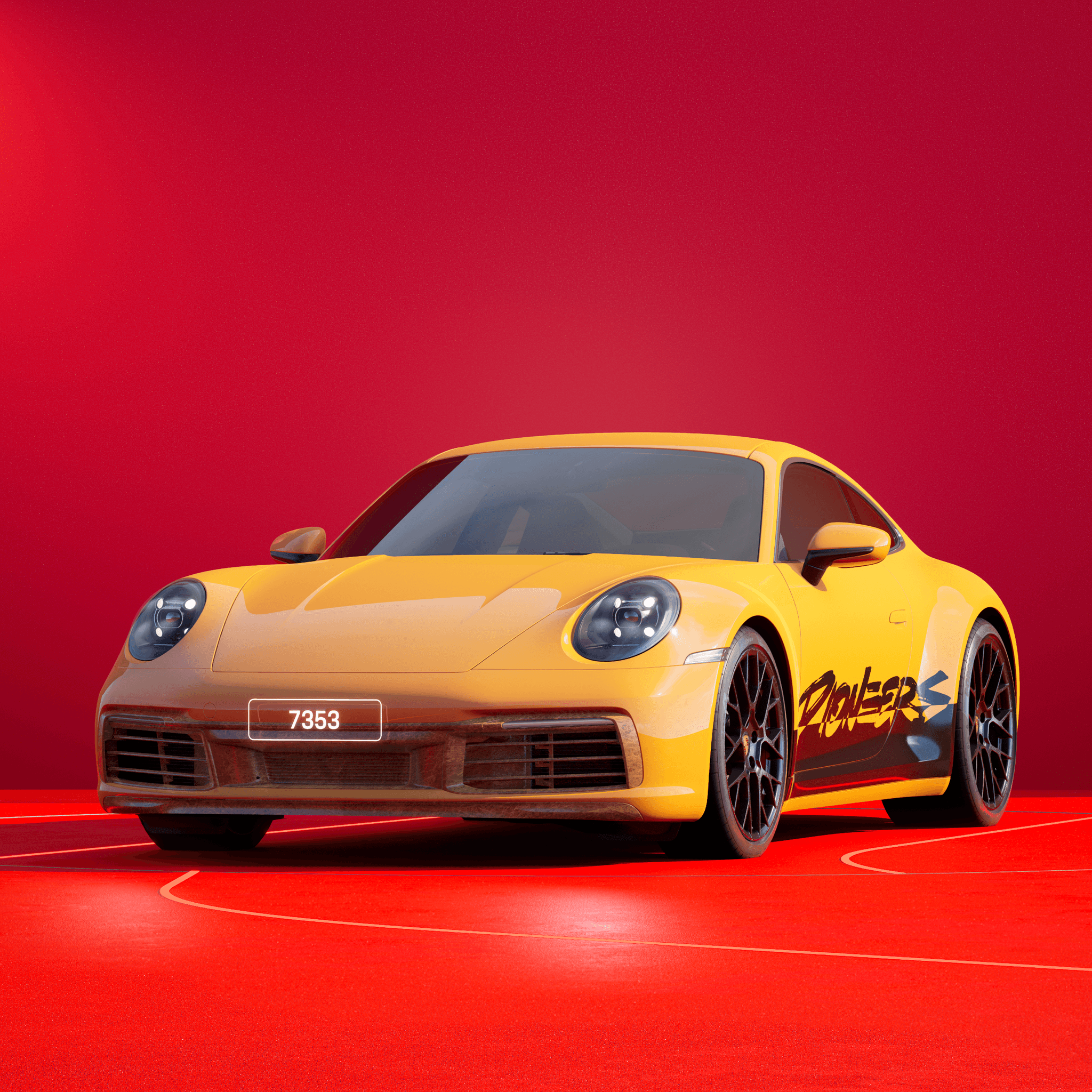 The PORSCHΞ 911 7353 image in phase