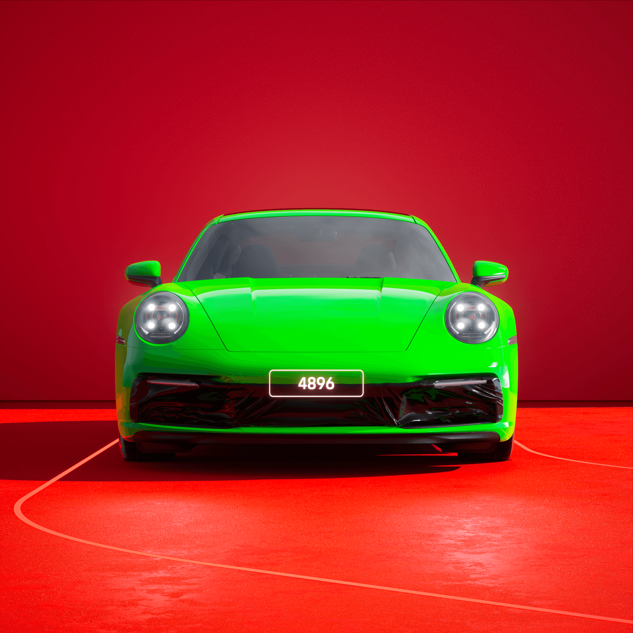 The PORSCHΞ 911 4896 image in phase