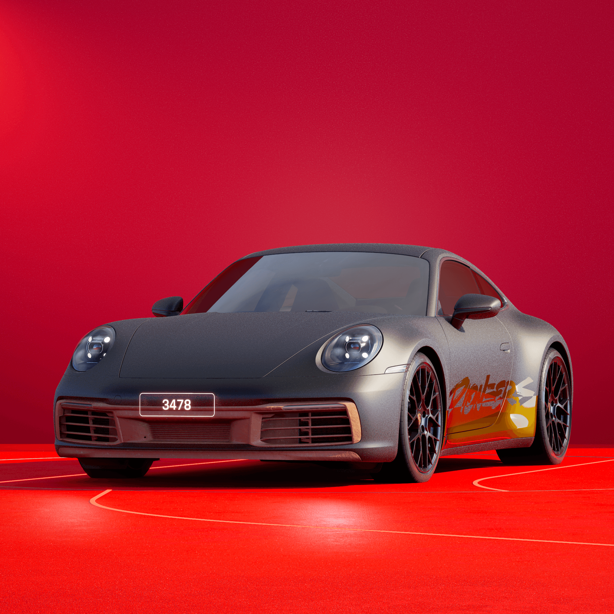 The PORSCHΞ 911 3478 image in phase