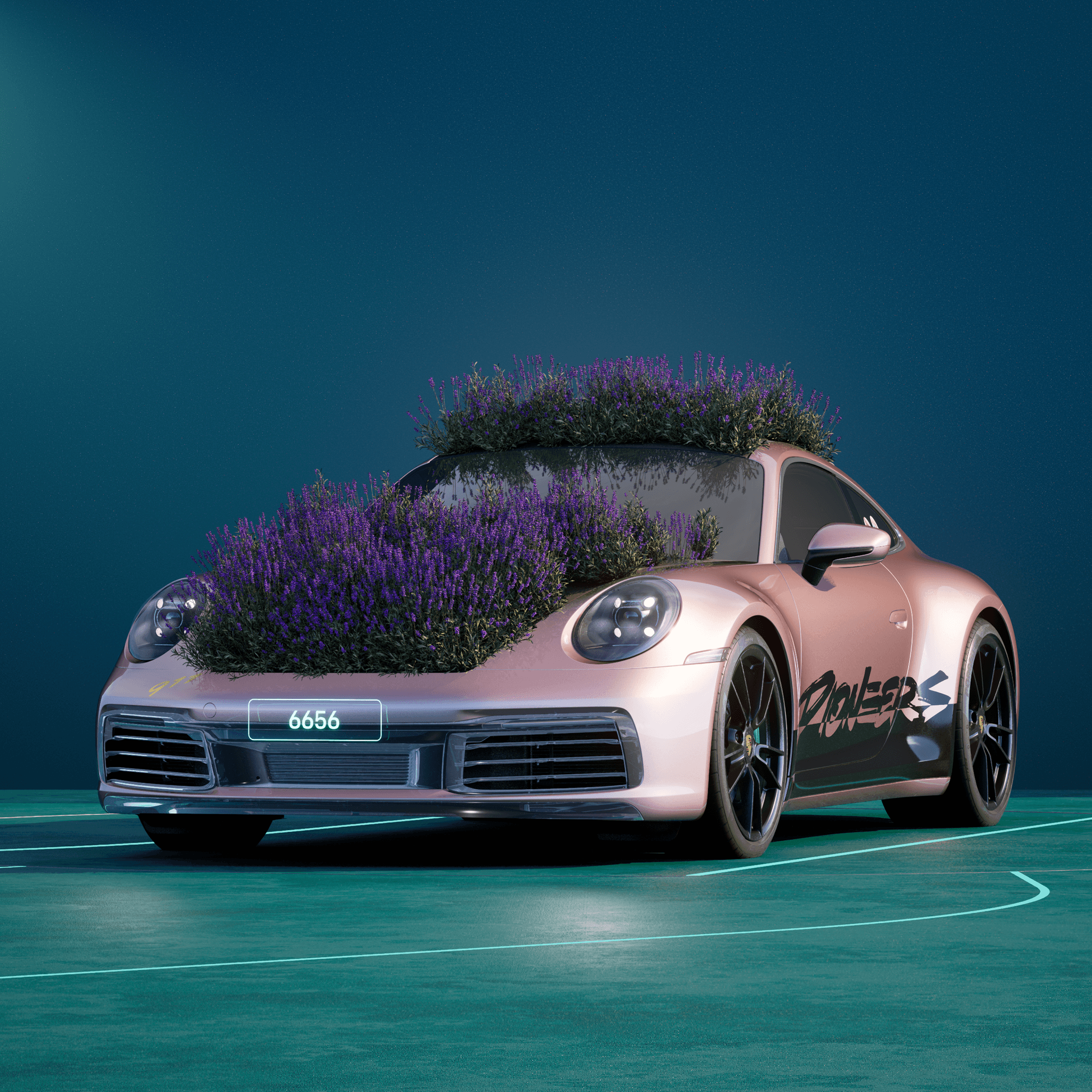 The PORSCHΞ 911 6656 image in phase