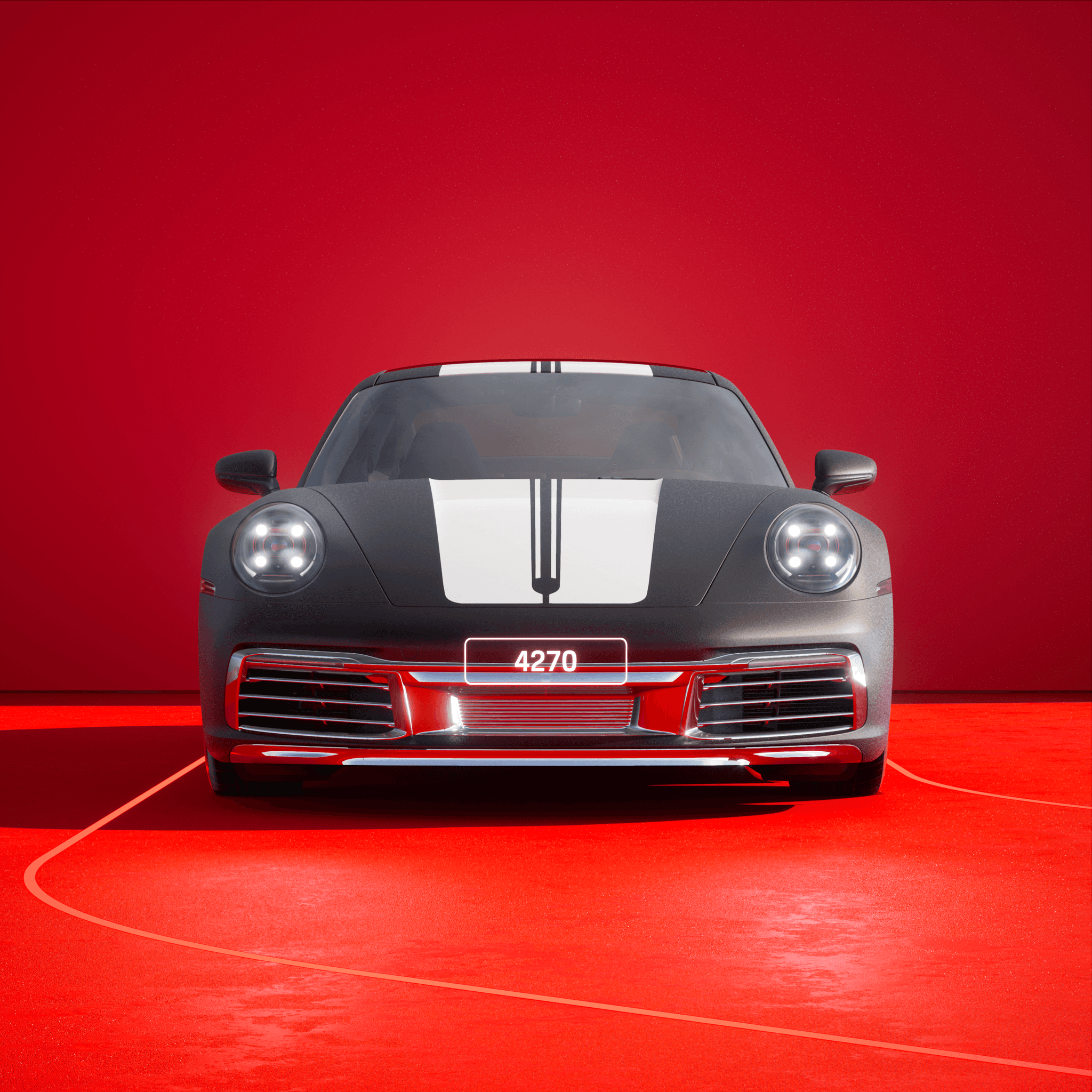 The PORSCHΞ 911 4270 image in phase