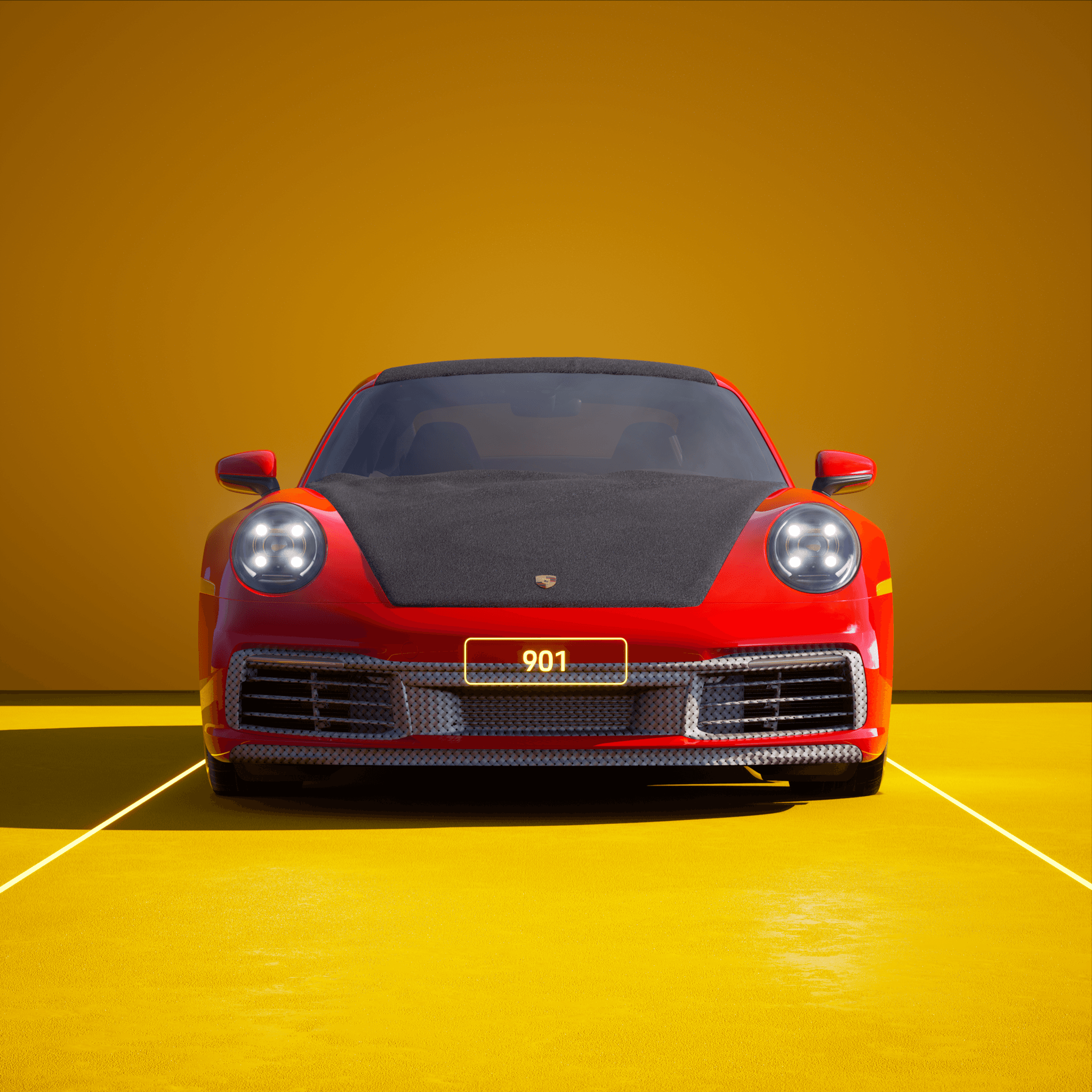 The PORSCHΞ 911 901 image in phase