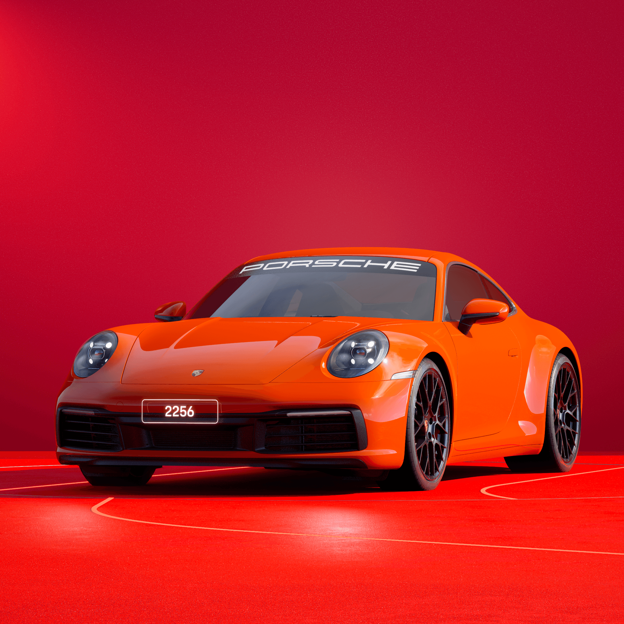 The PORSCHΞ 911 2256 image in phase
