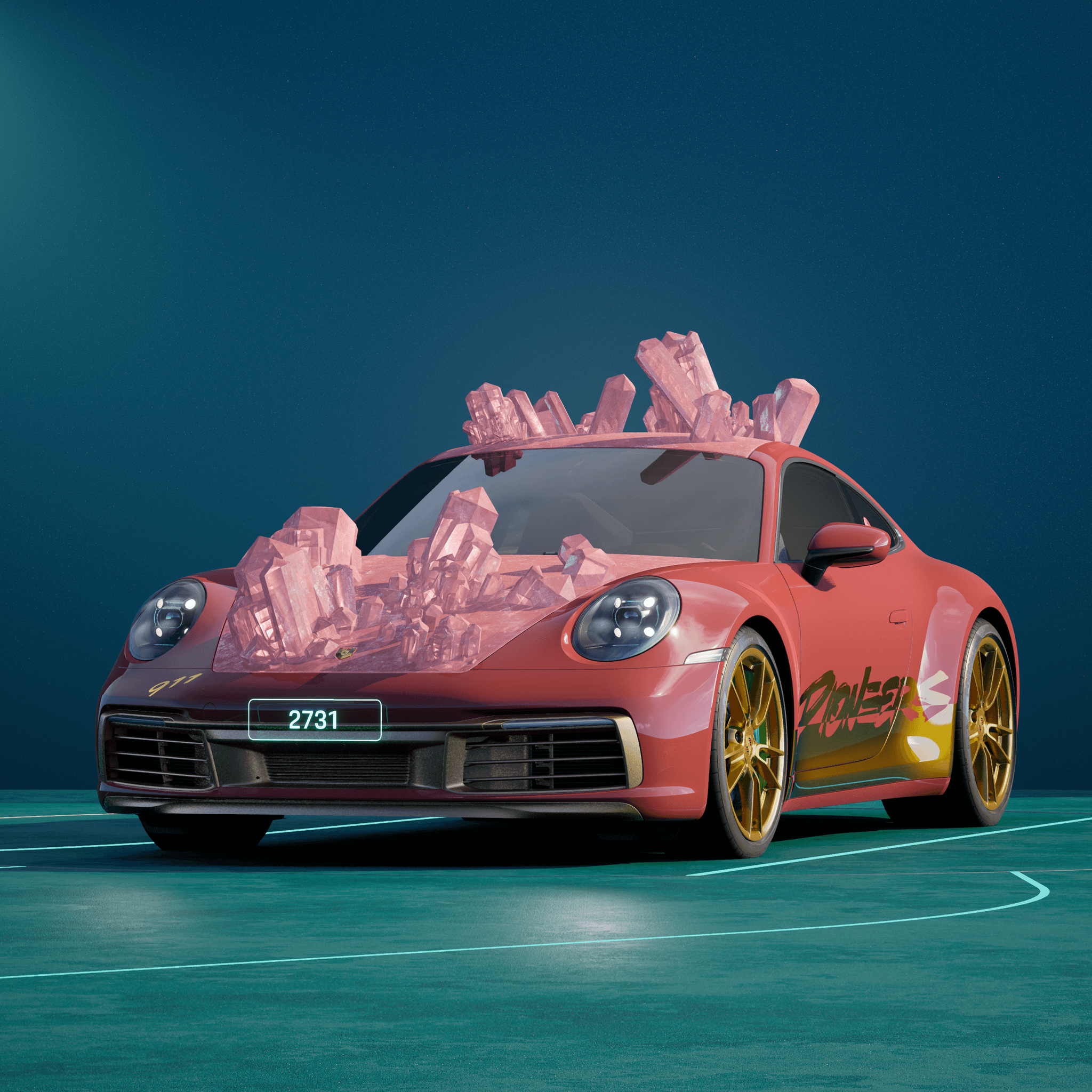 The PORSCHΞ 911 2731 image in phase