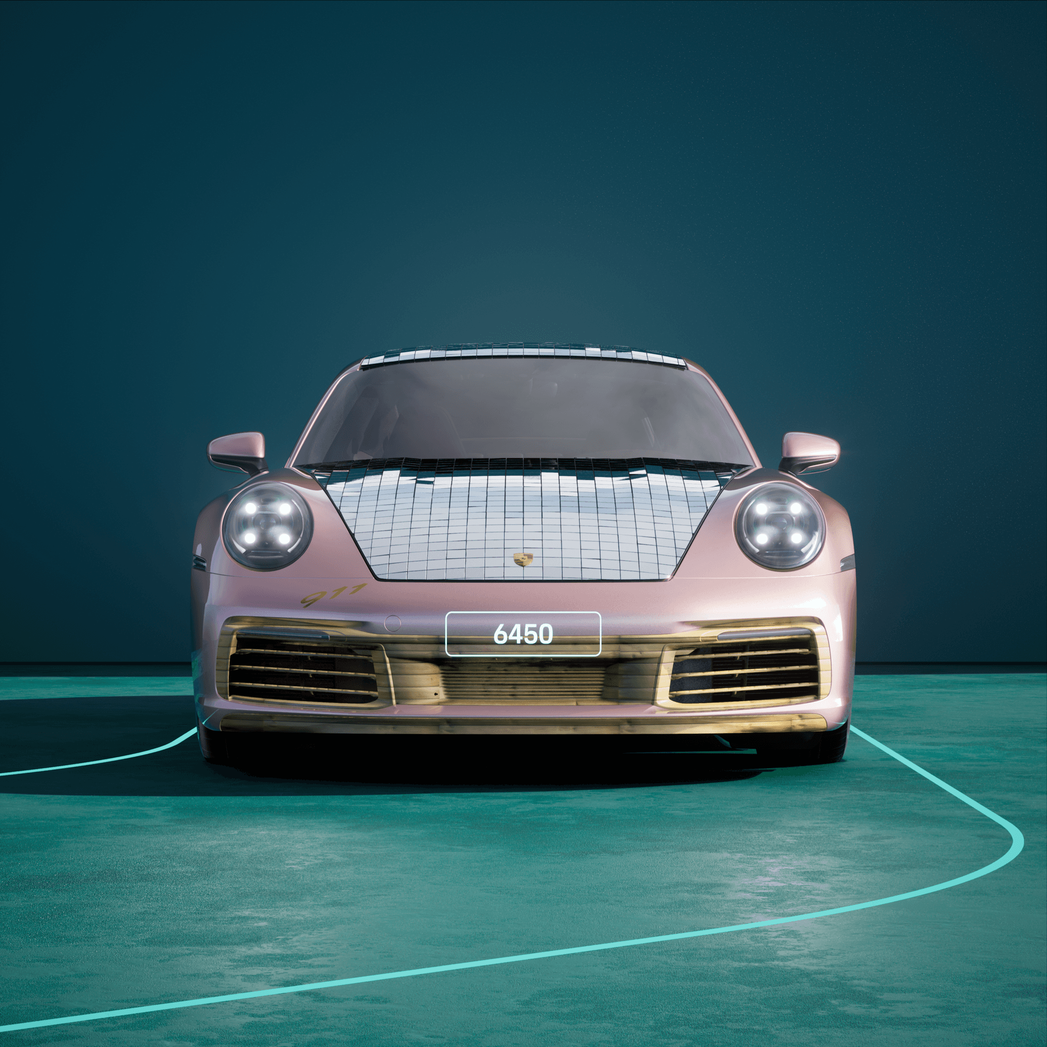 The PORSCHΞ 911 6450 image in phase