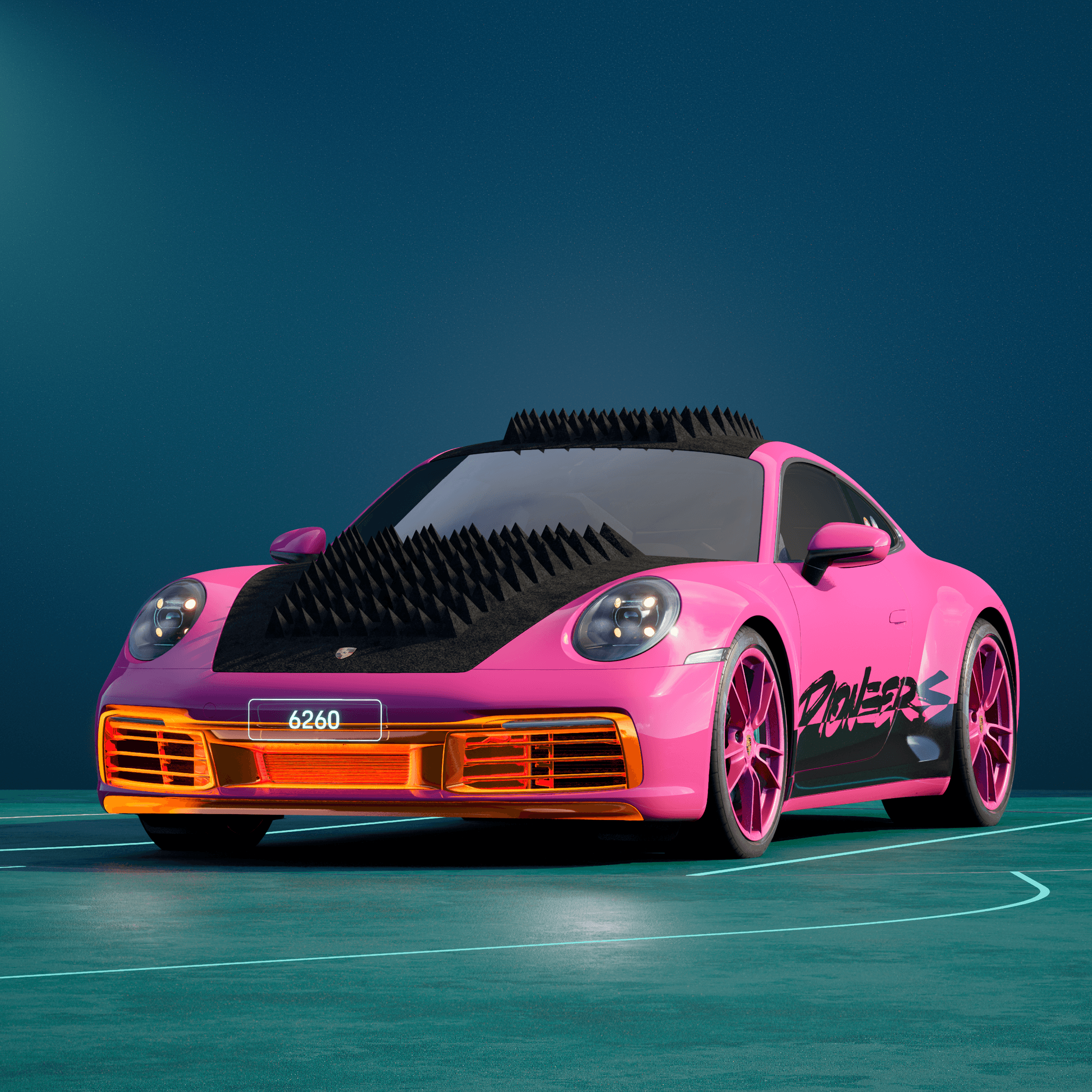The PORSCHΞ 911 6260 image in phase