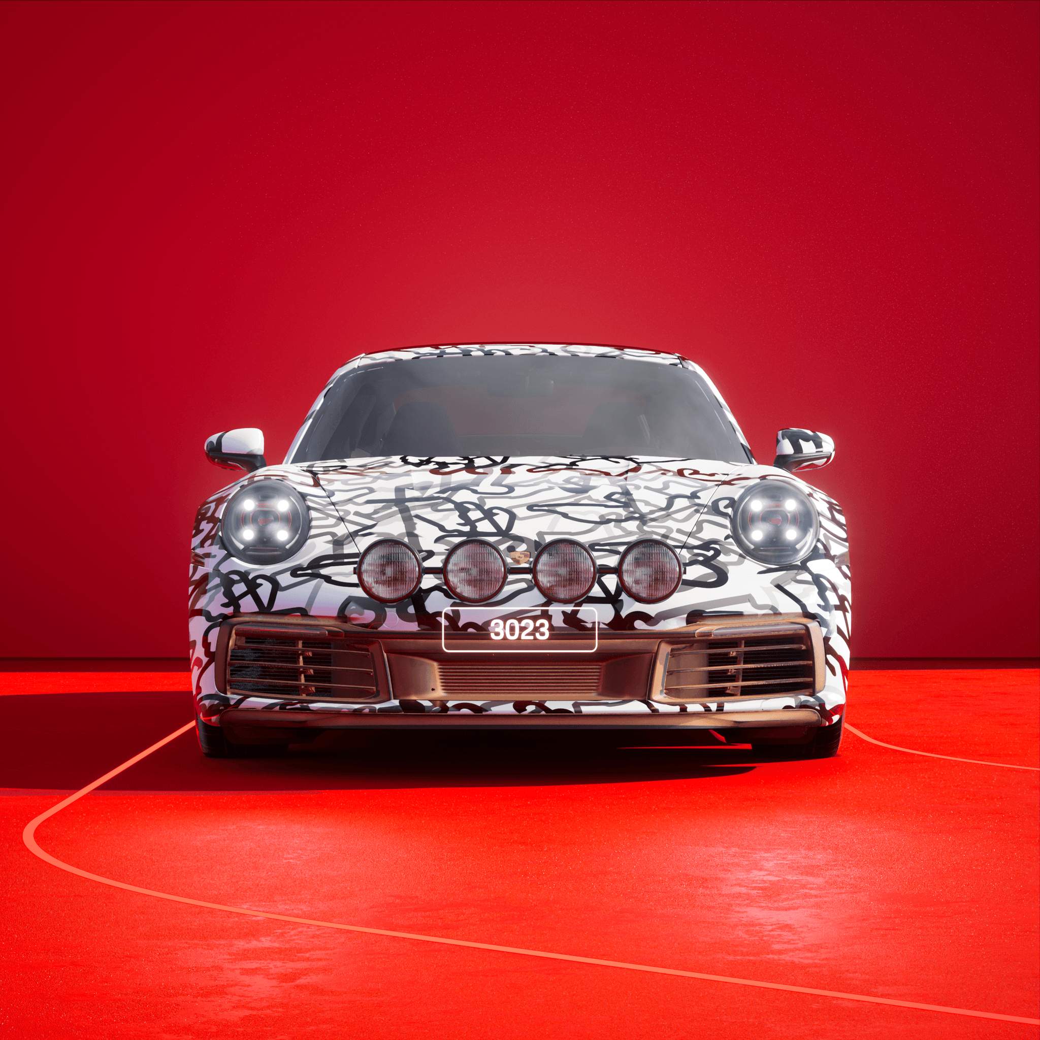 The PORSCHΞ 911 3023 image in phase