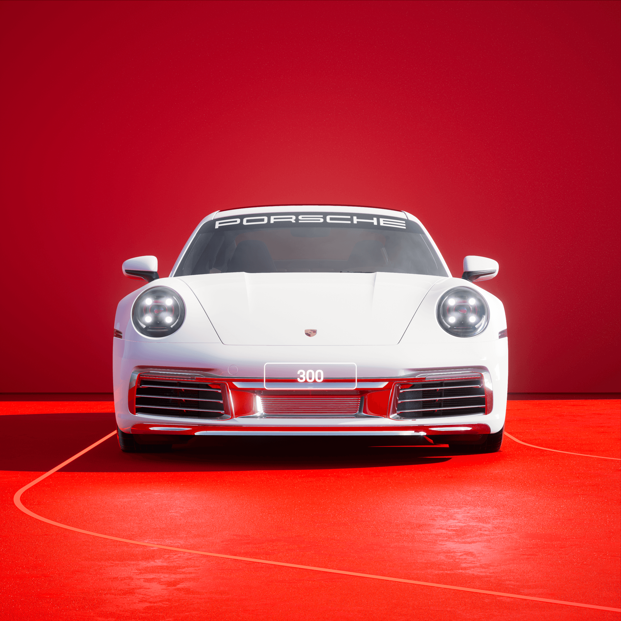 The PORSCHΞ 911 300 image in phase