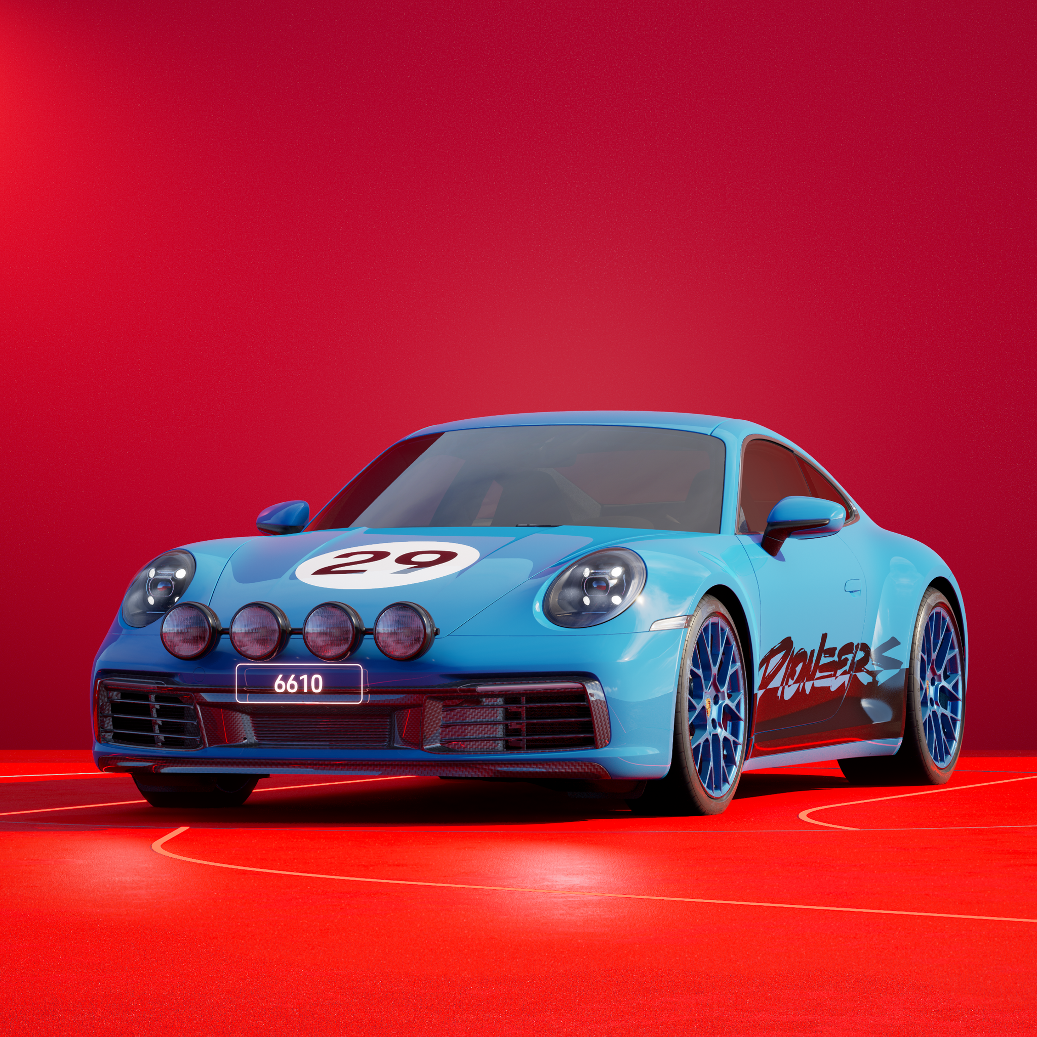 The PORSCHΞ 911 6610 image in phase