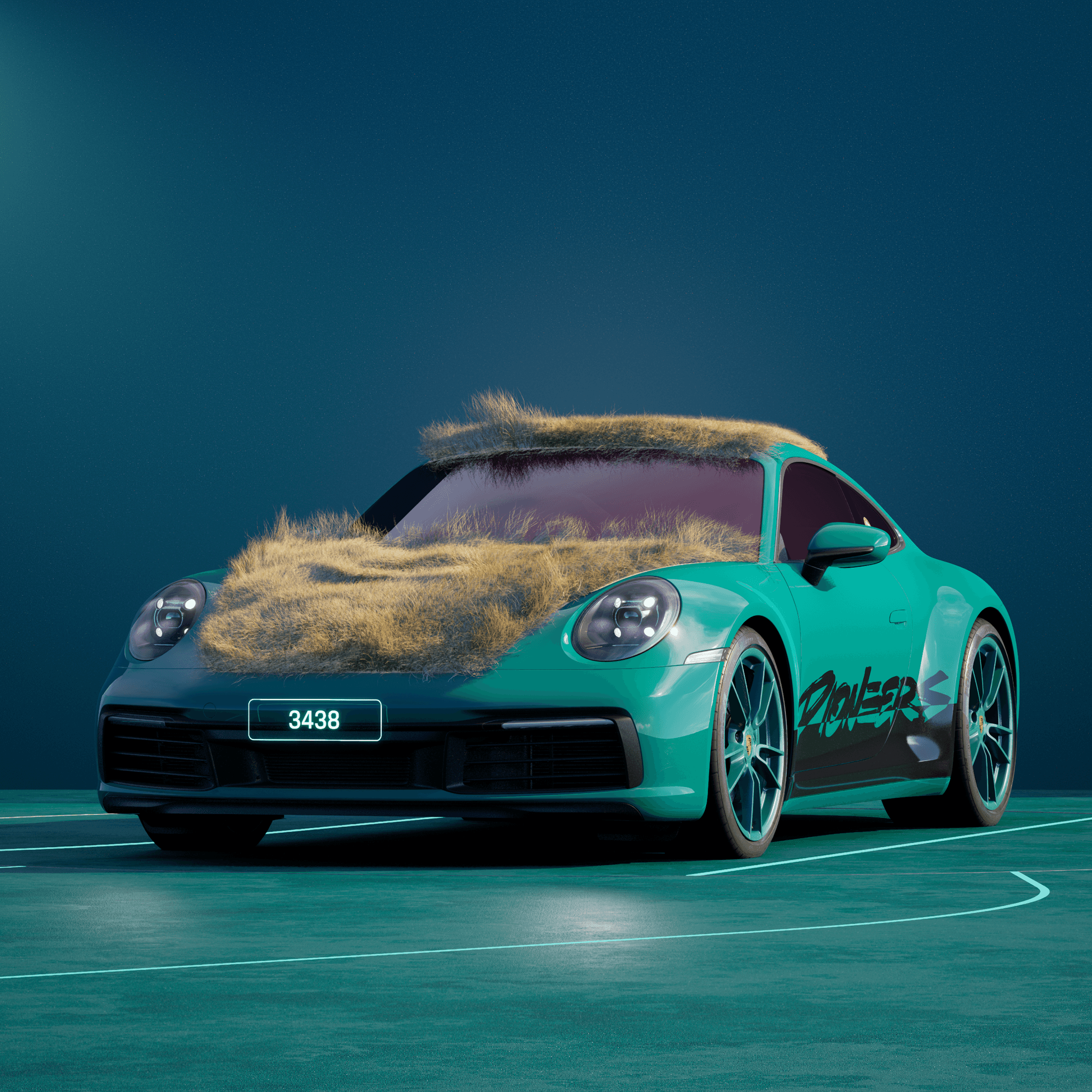 The PORSCHΞ 911 3438 image in phase