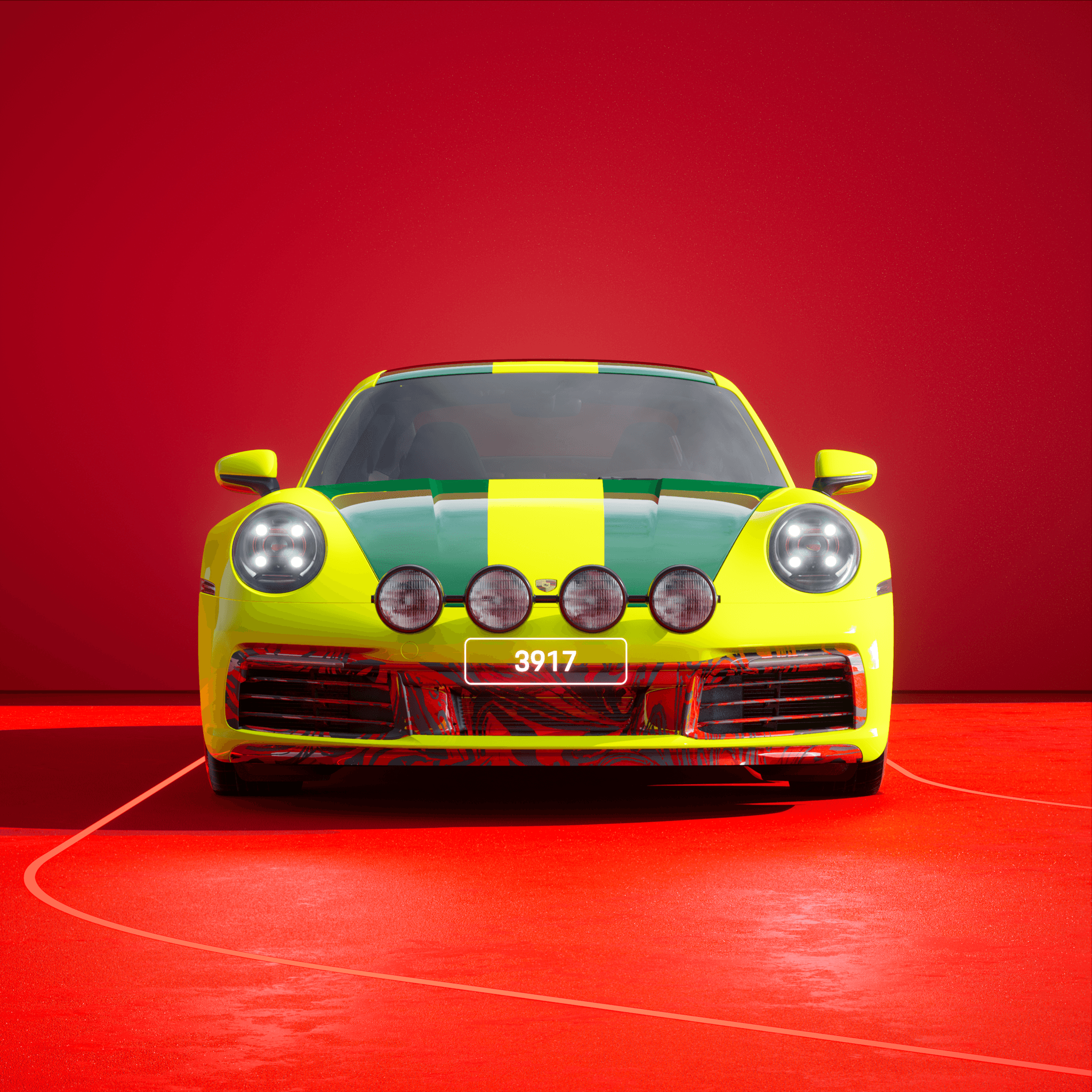 The PORSCHΞ 911 3917 image in phase