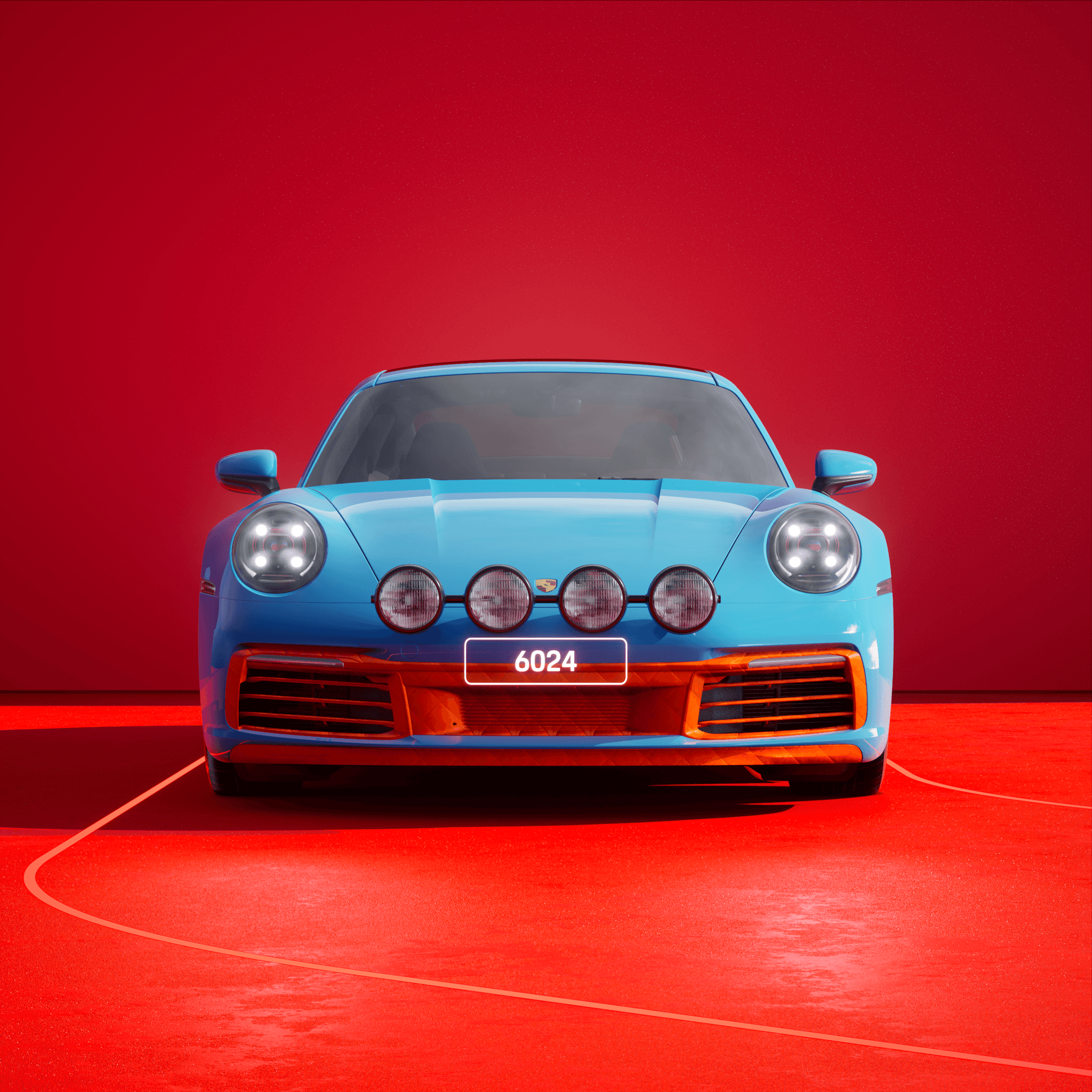 The PORSCHΞ 911 6024 image in phase