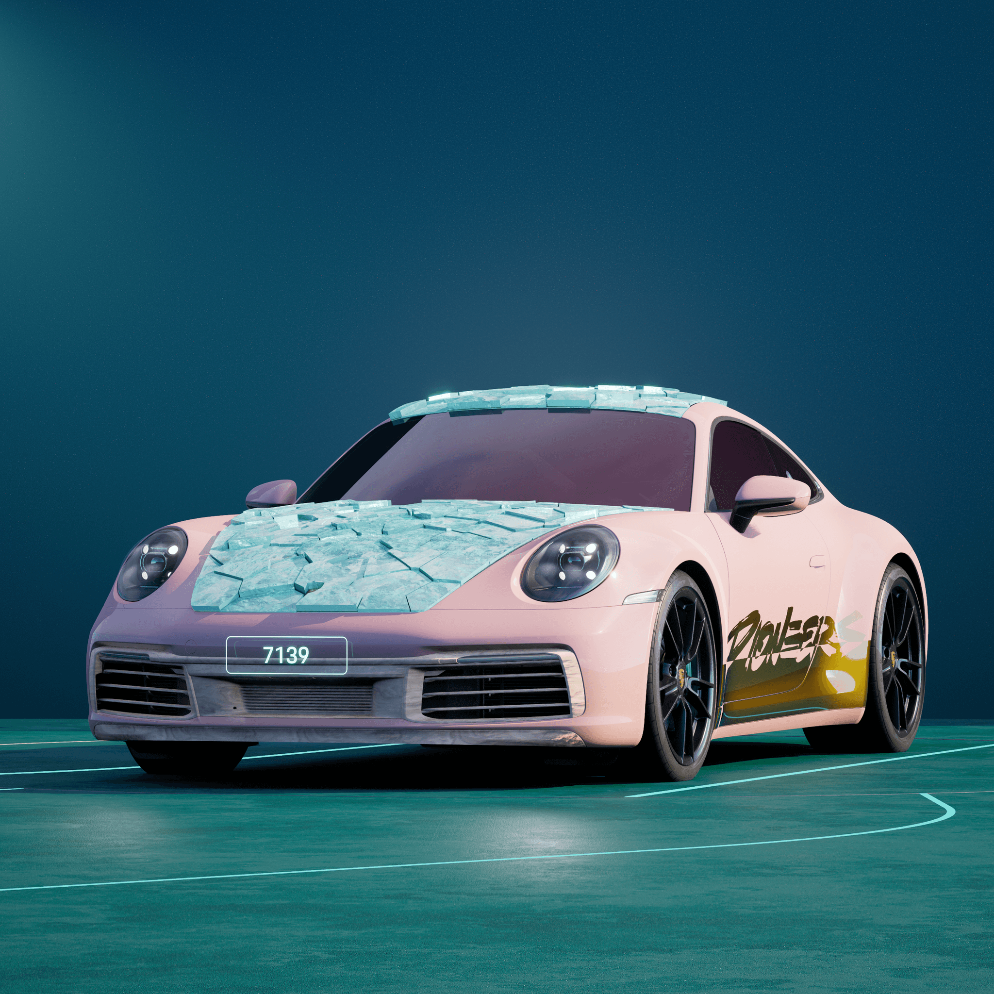 The PORSCHΞ 911 7139 image in phase