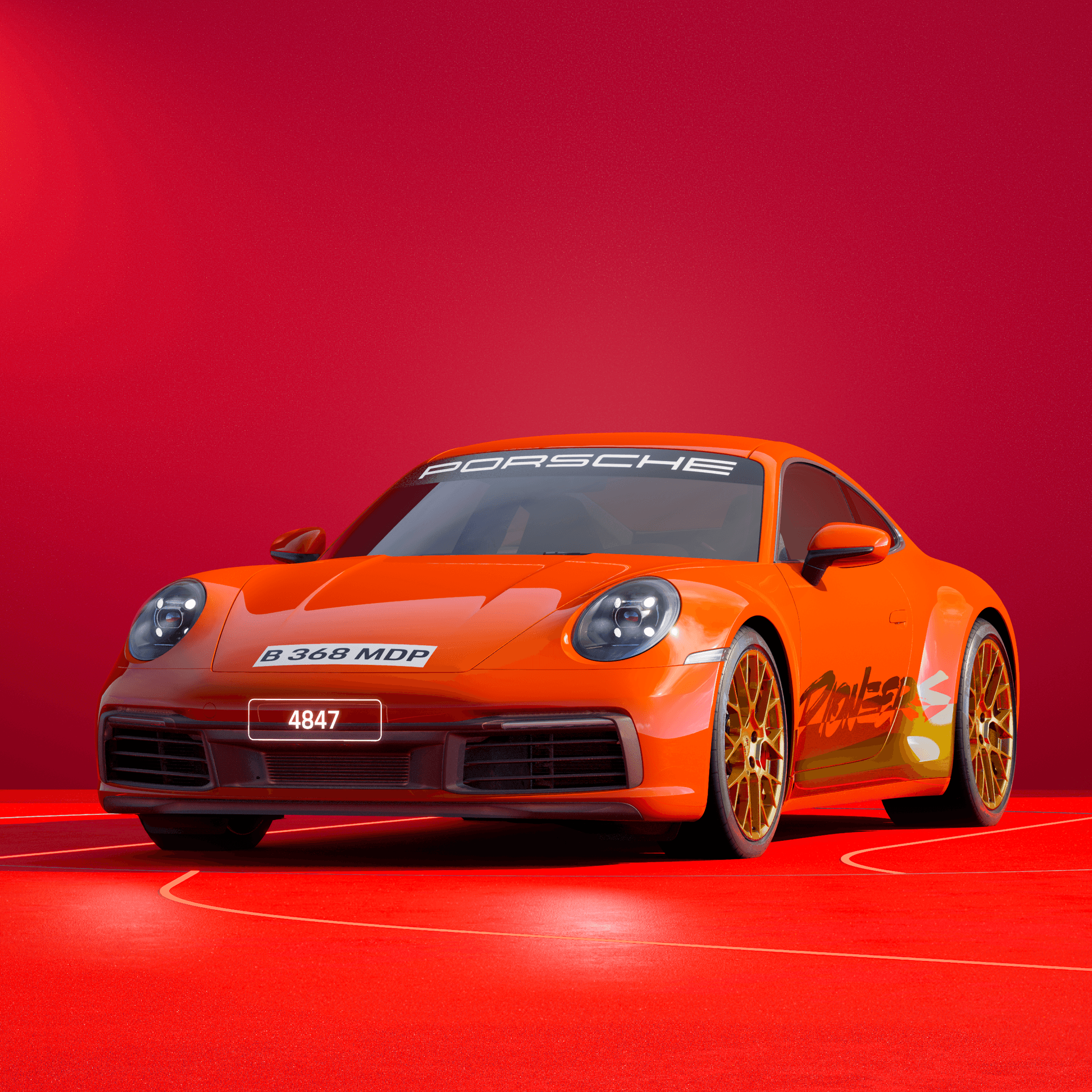 The PORSCHΞ 911 4847 image in phase