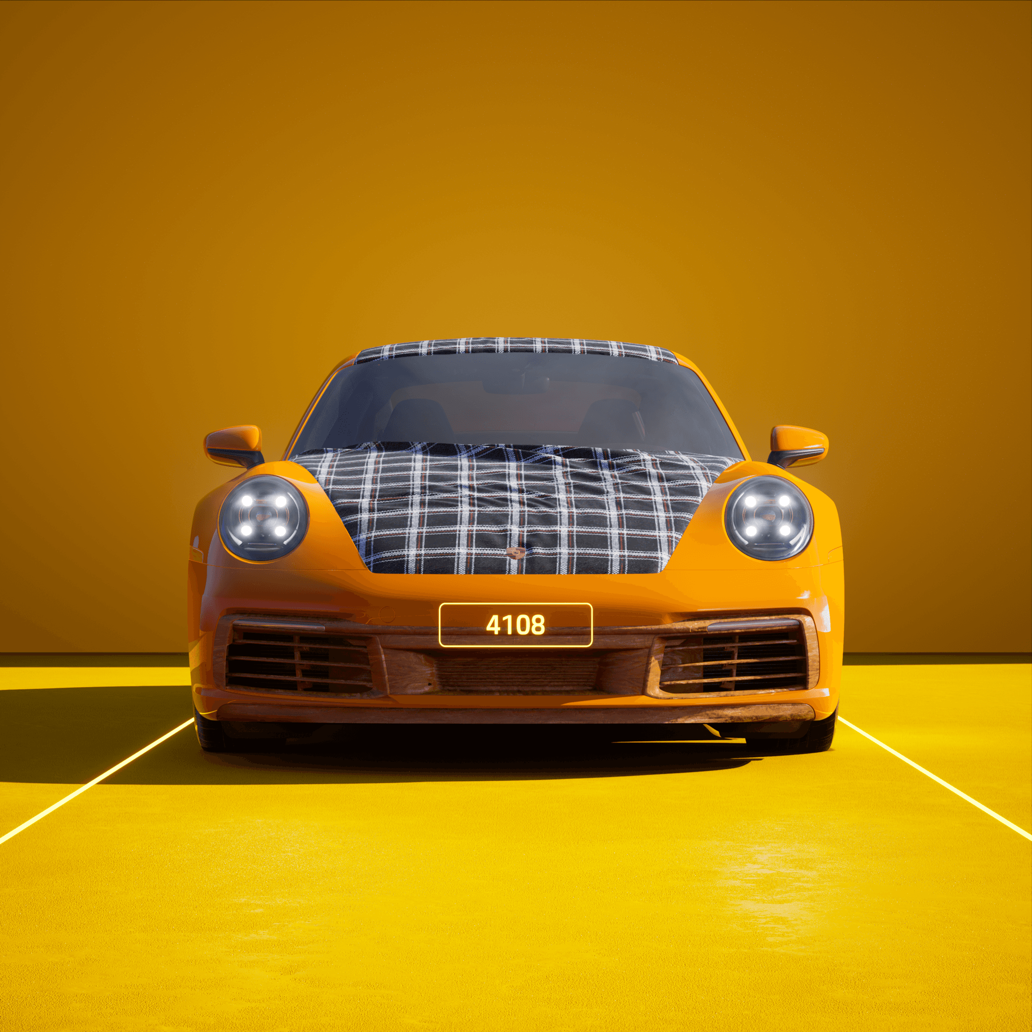 The PORSCHΞ 911 4108 image in phase