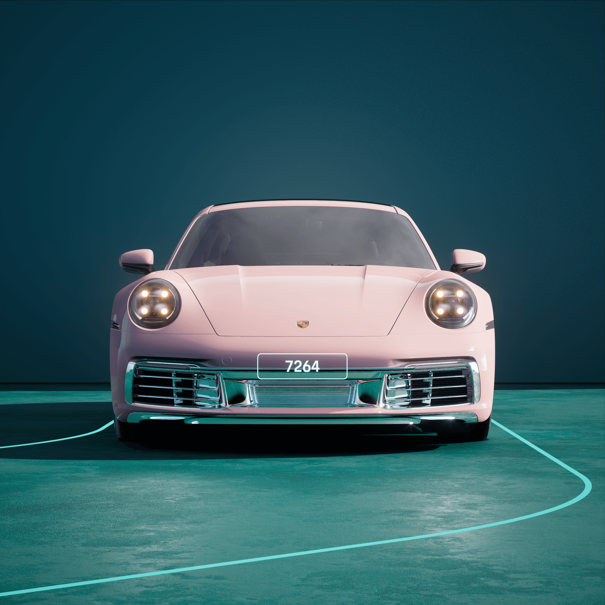 The PORSCHΞ 911 7264 image in phase