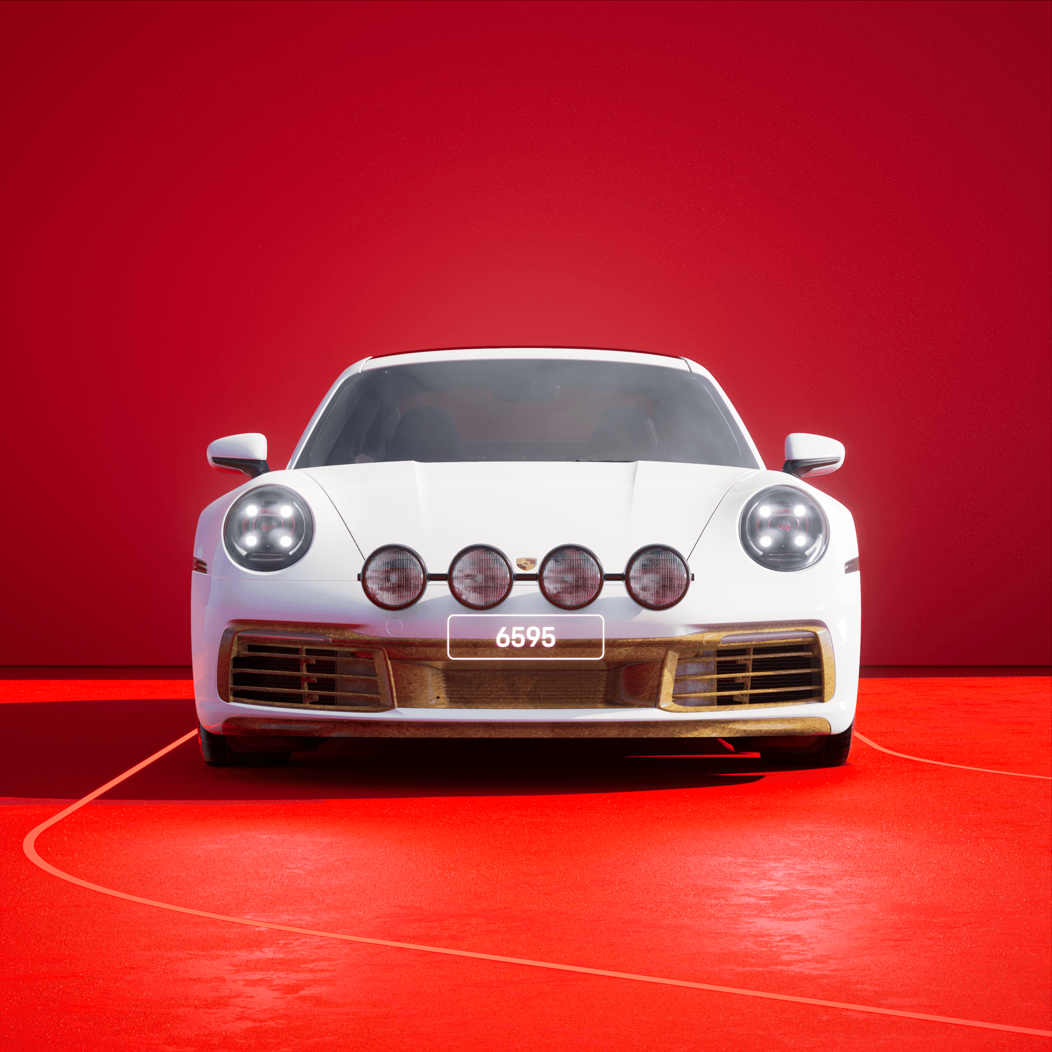 The PORSCHΞ 911 6595 image in phase