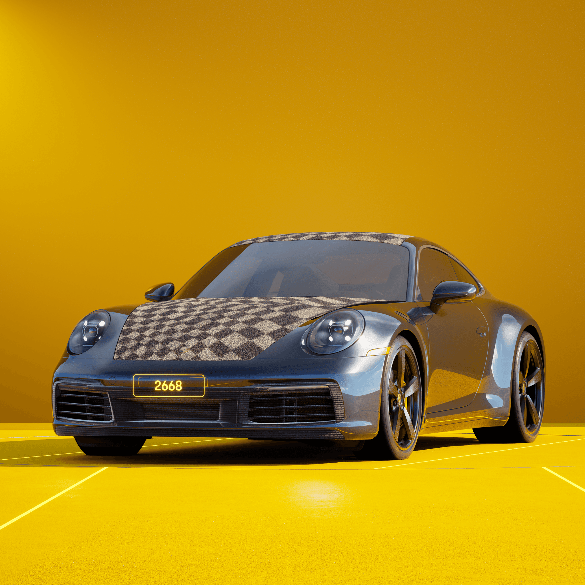 The PORSCHΞ 911 2668 image in phase