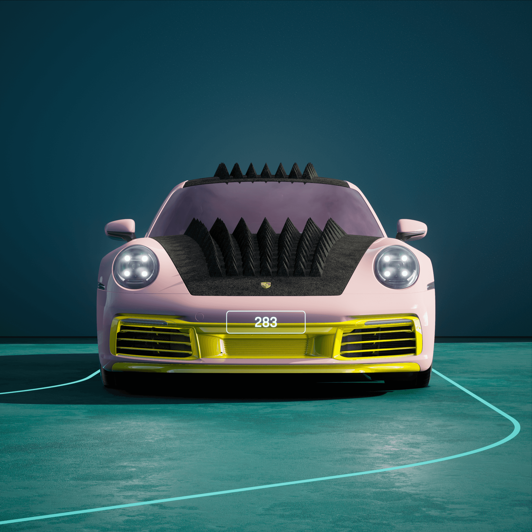 The PORSCHΞ 911 283 image in phase