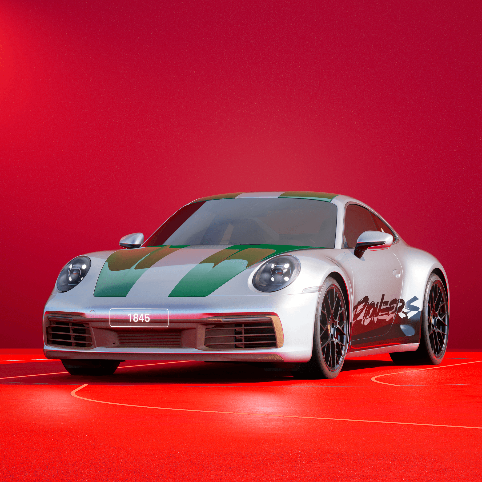 The PORSCHΞ 911 1845 image in phase