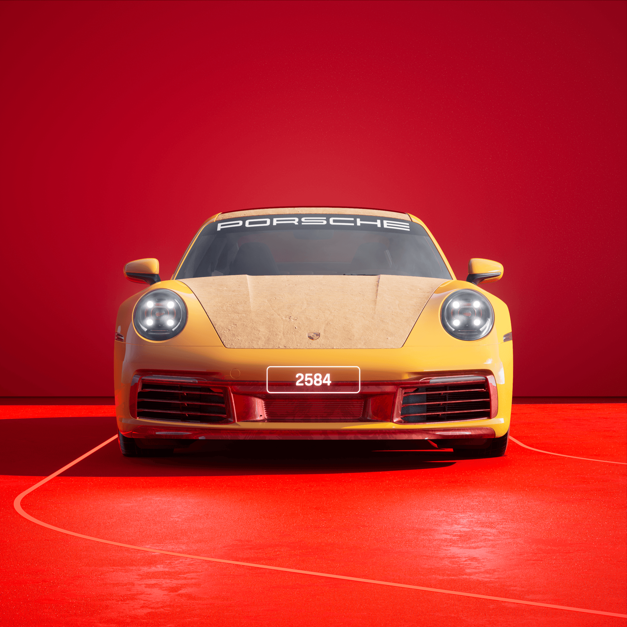 The PORSCHΞ 911 2584 image in phase