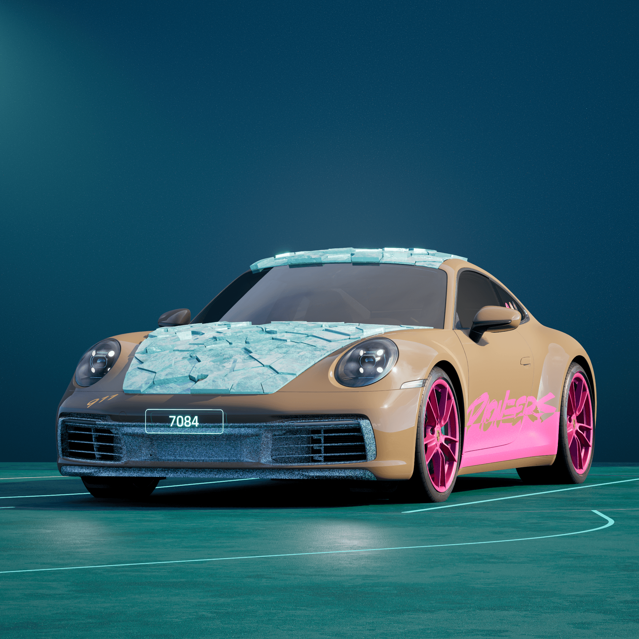 The PORSCHΞ 911 7084 image in phase