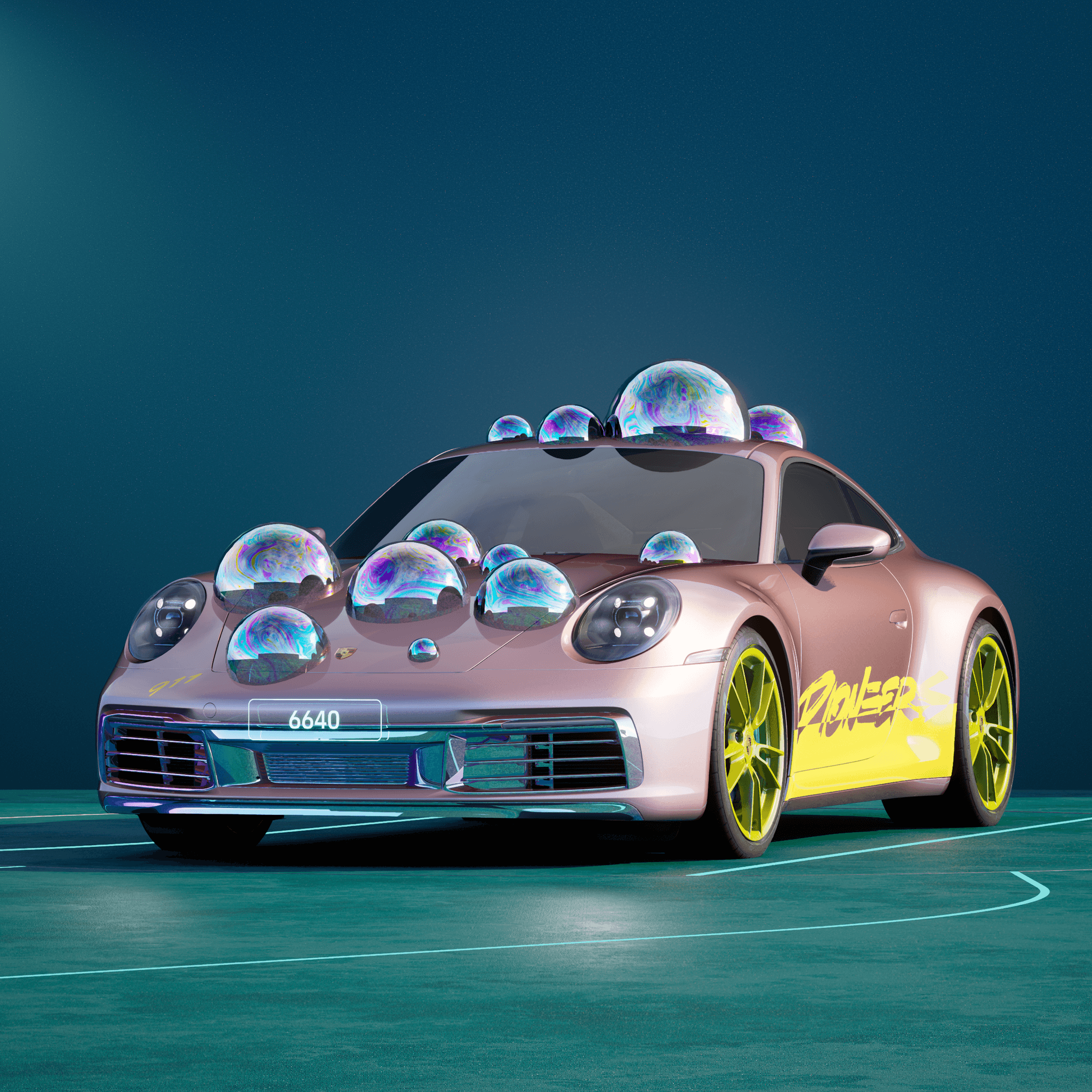 The PORSCHΞ 911 6640 image in phase