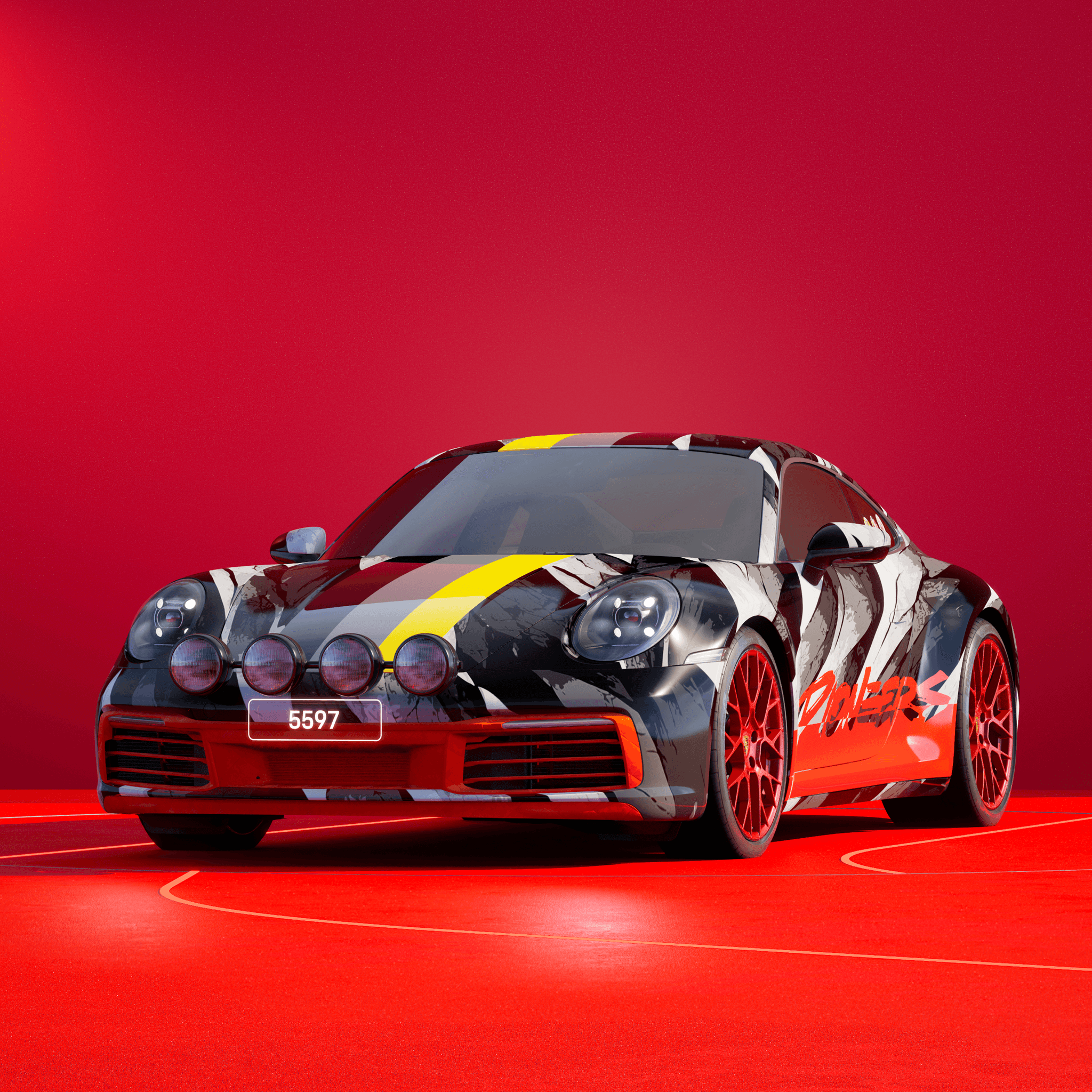 The PORSCHΞ 911 5597 image in phase