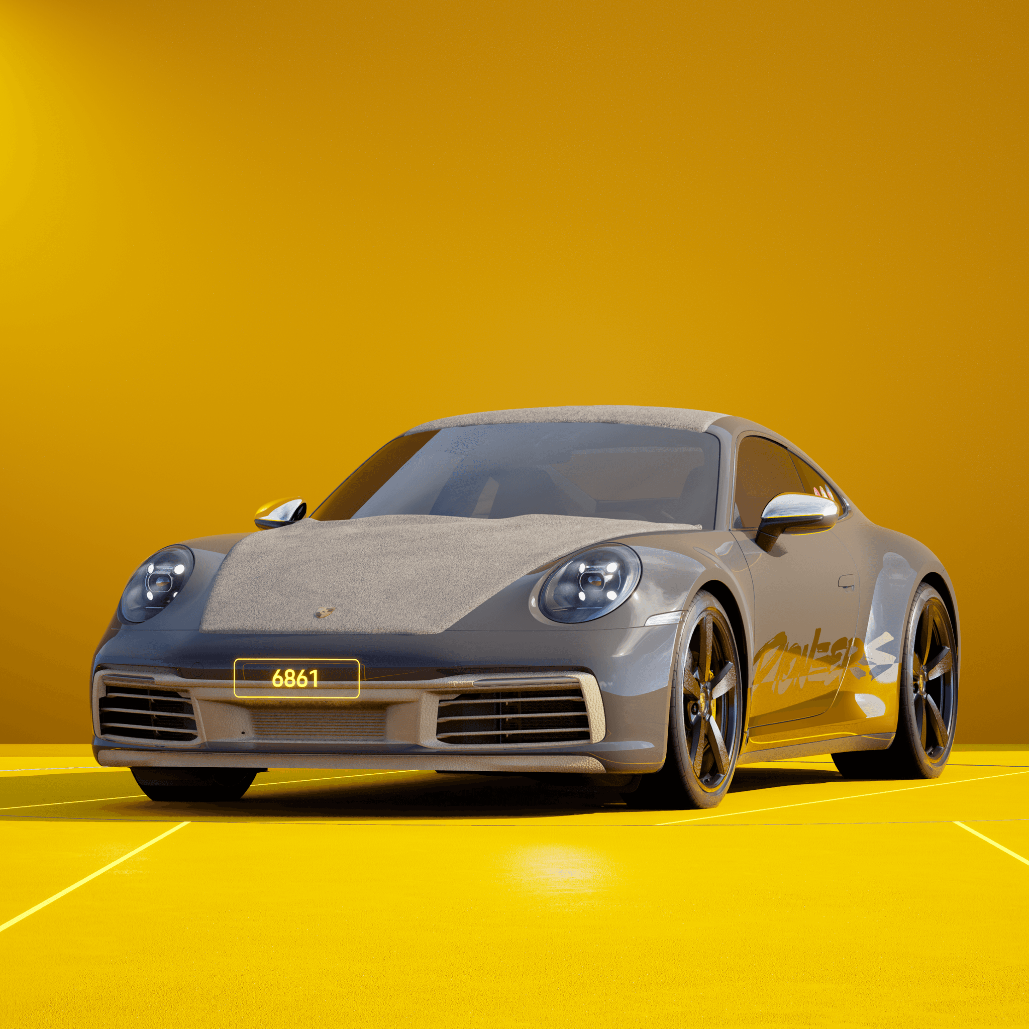 The PORSCHΞ 911 6861 image in phase