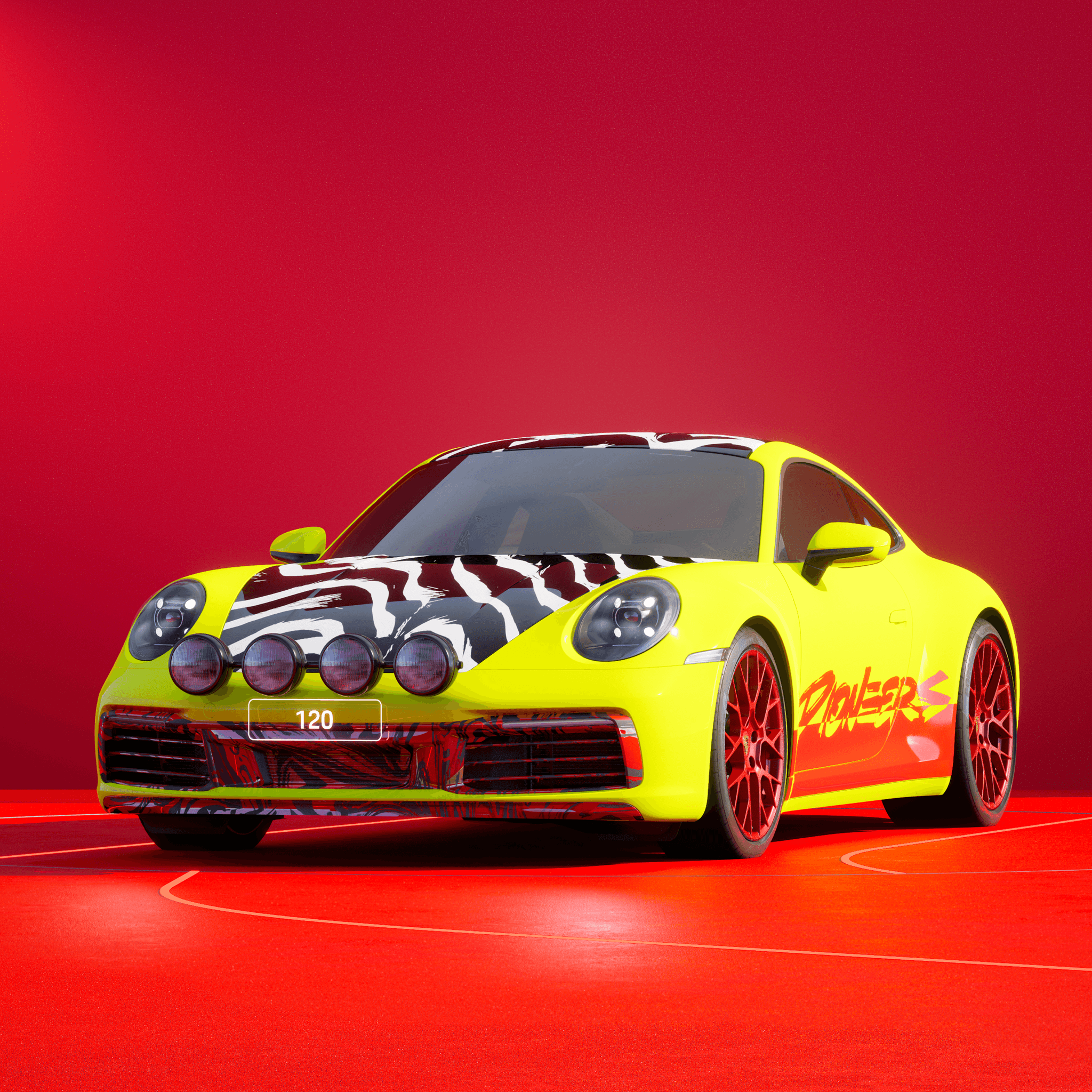 The PORSCHΞ 911 120 image in phase