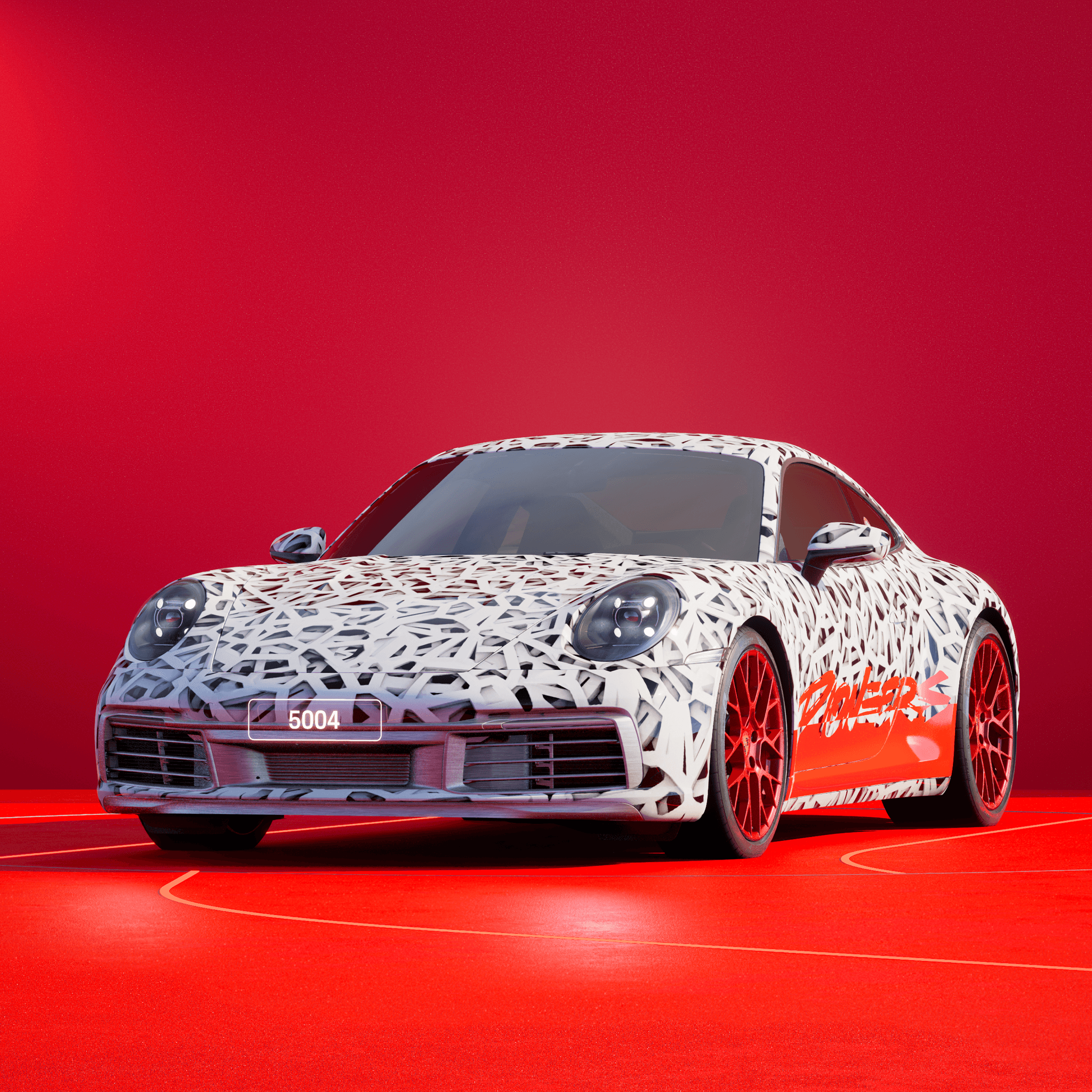 The PORSCHΞ 911 5004 image in phase