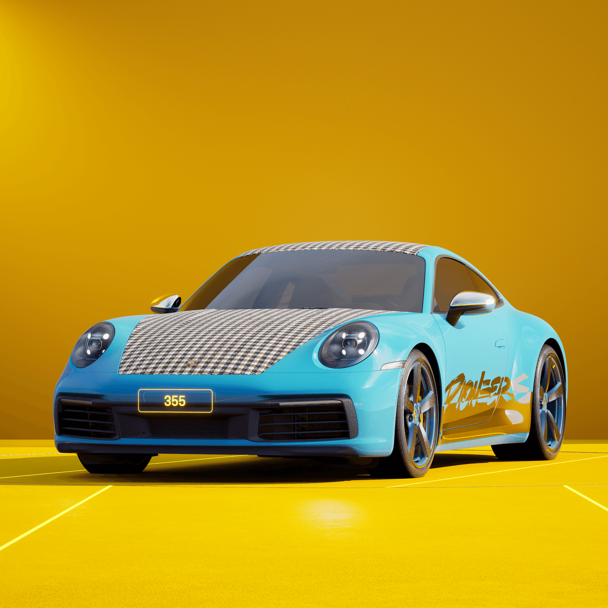 The PORSCHΞ 911 355 image in phase