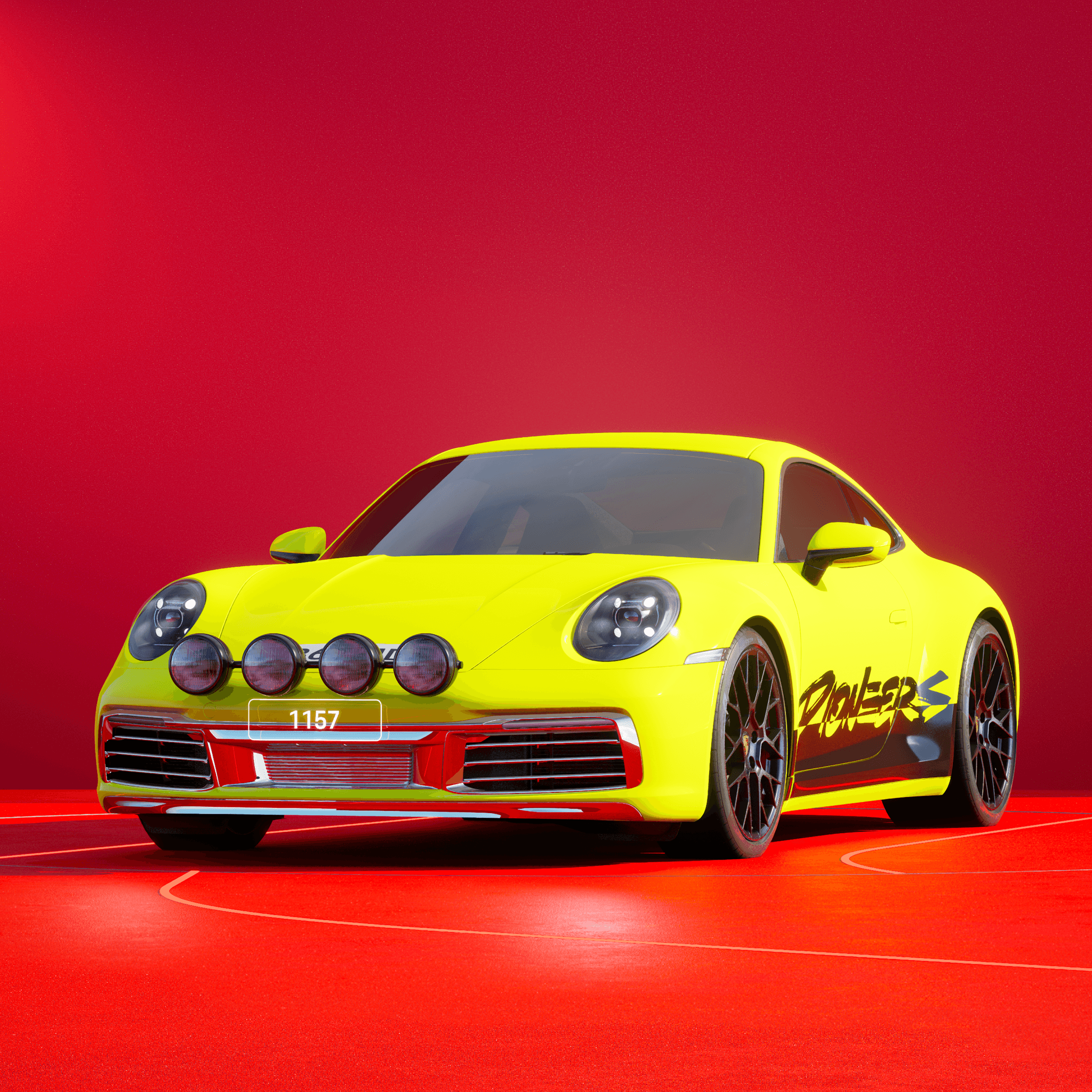 The PORSCHΞ 911 1157 image in phase