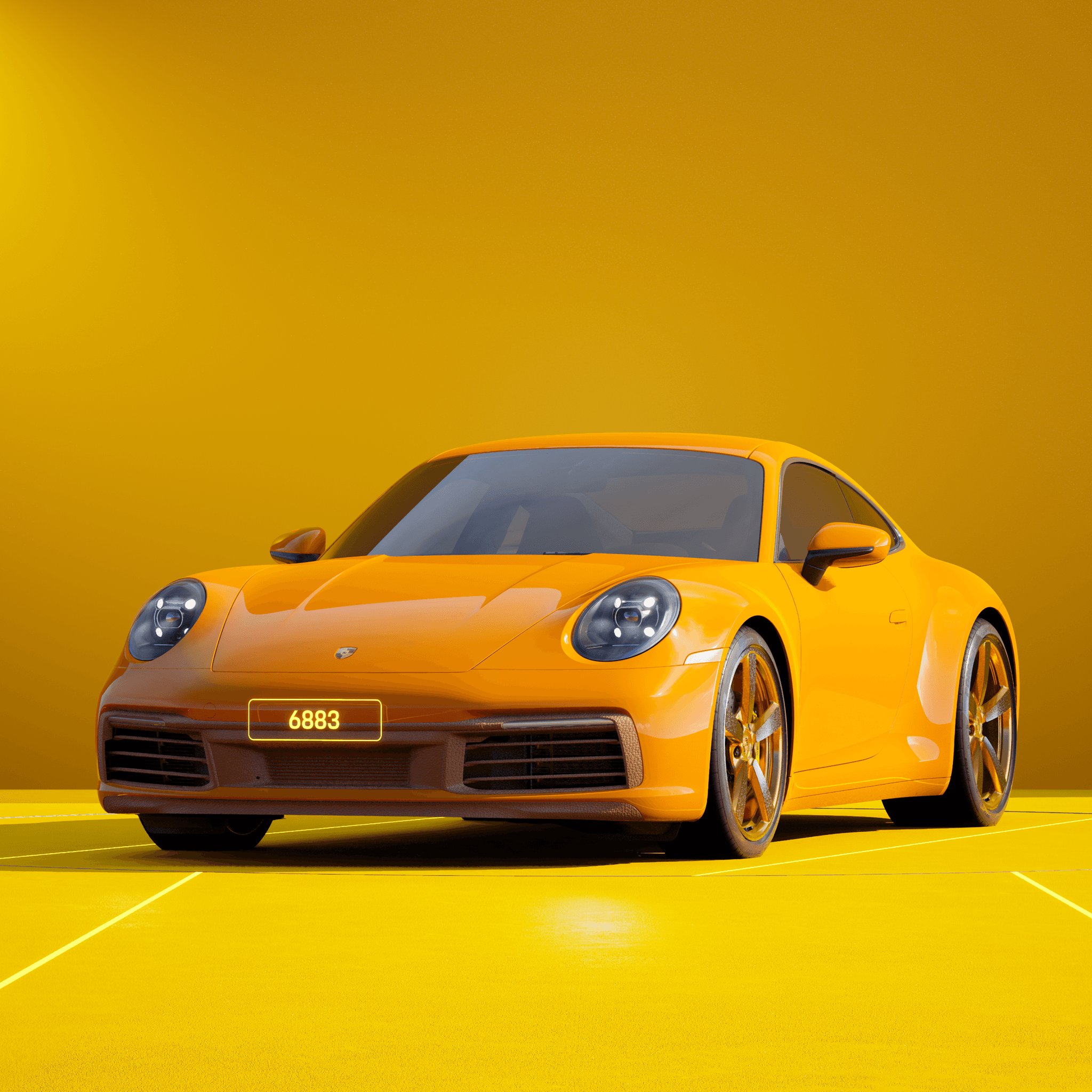 The PORSCHΞ 911 6883 image in phase