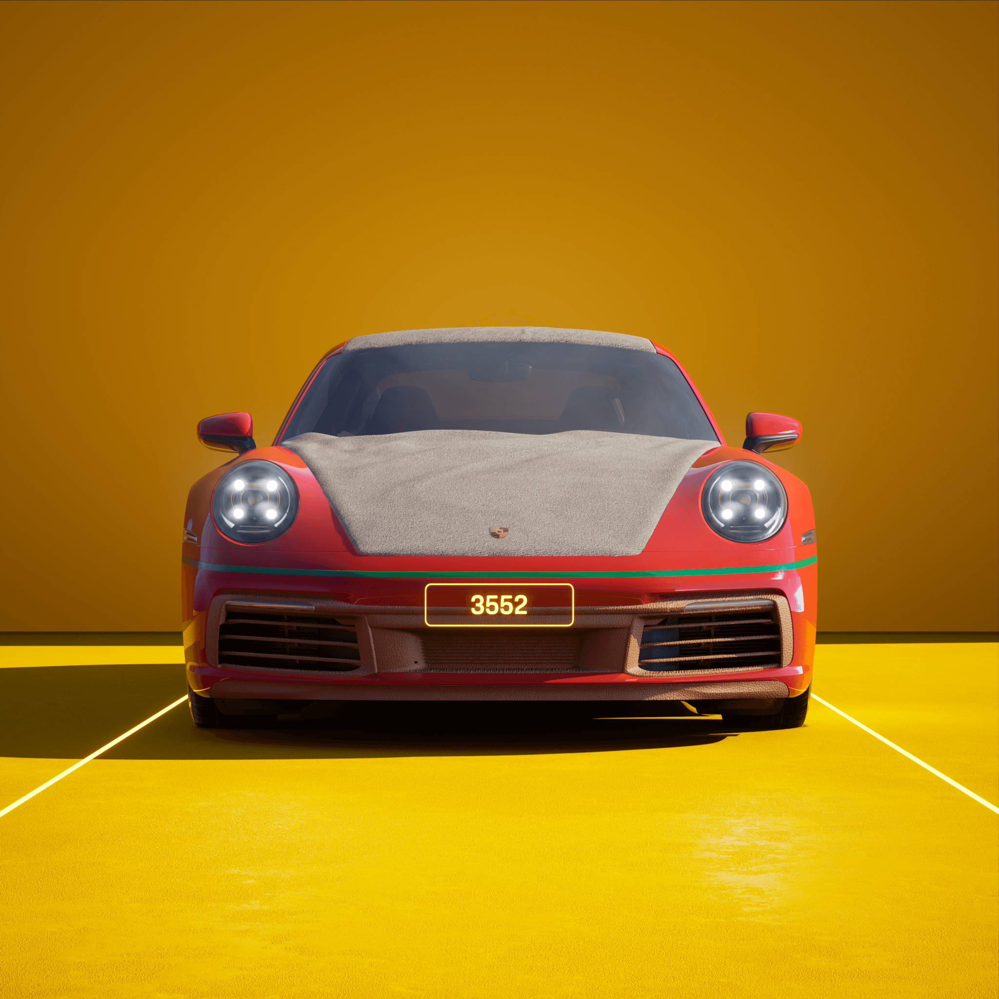 The PORSCHΞ 911 3552 image in phase