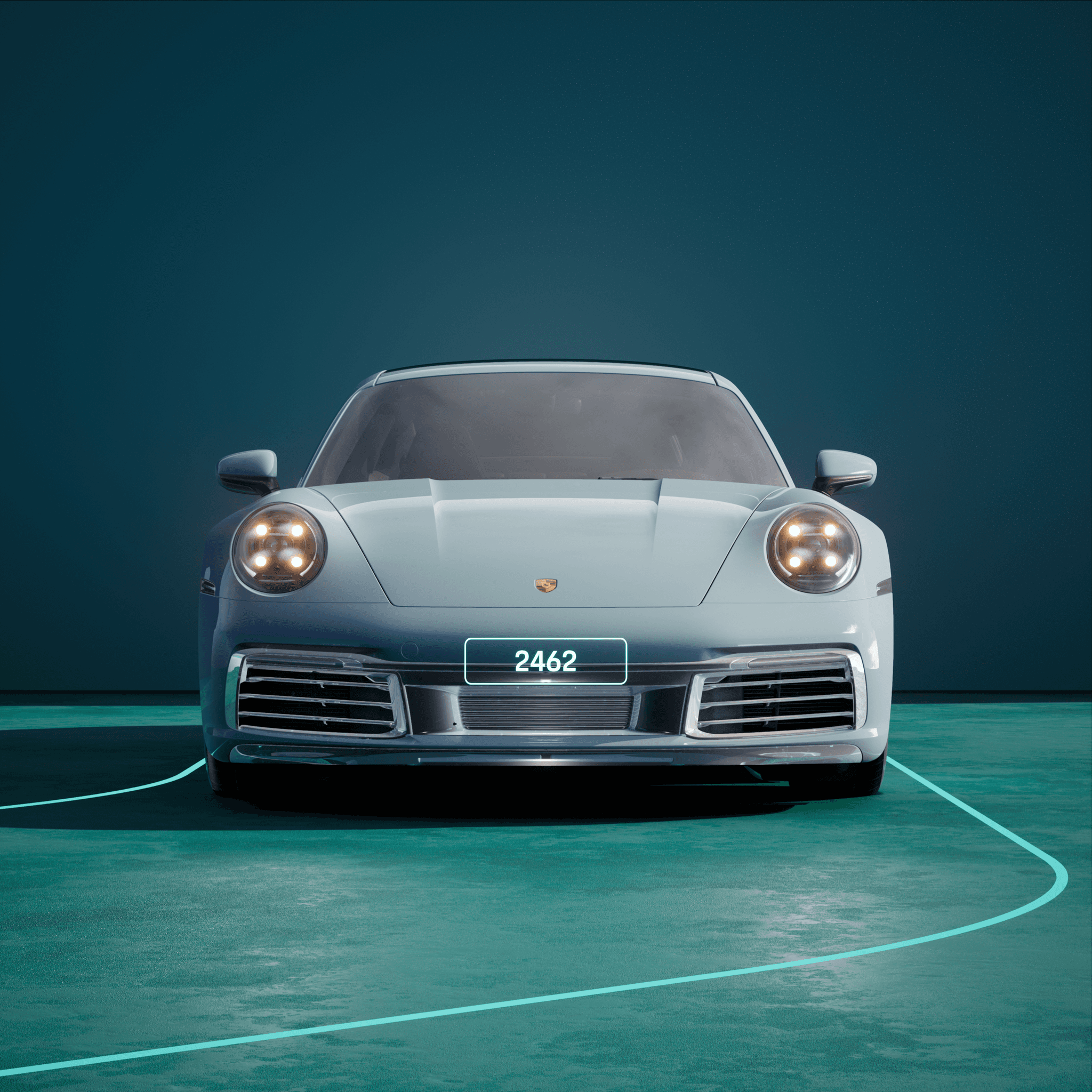 The PORSCHΞ 911 2462 image in phase