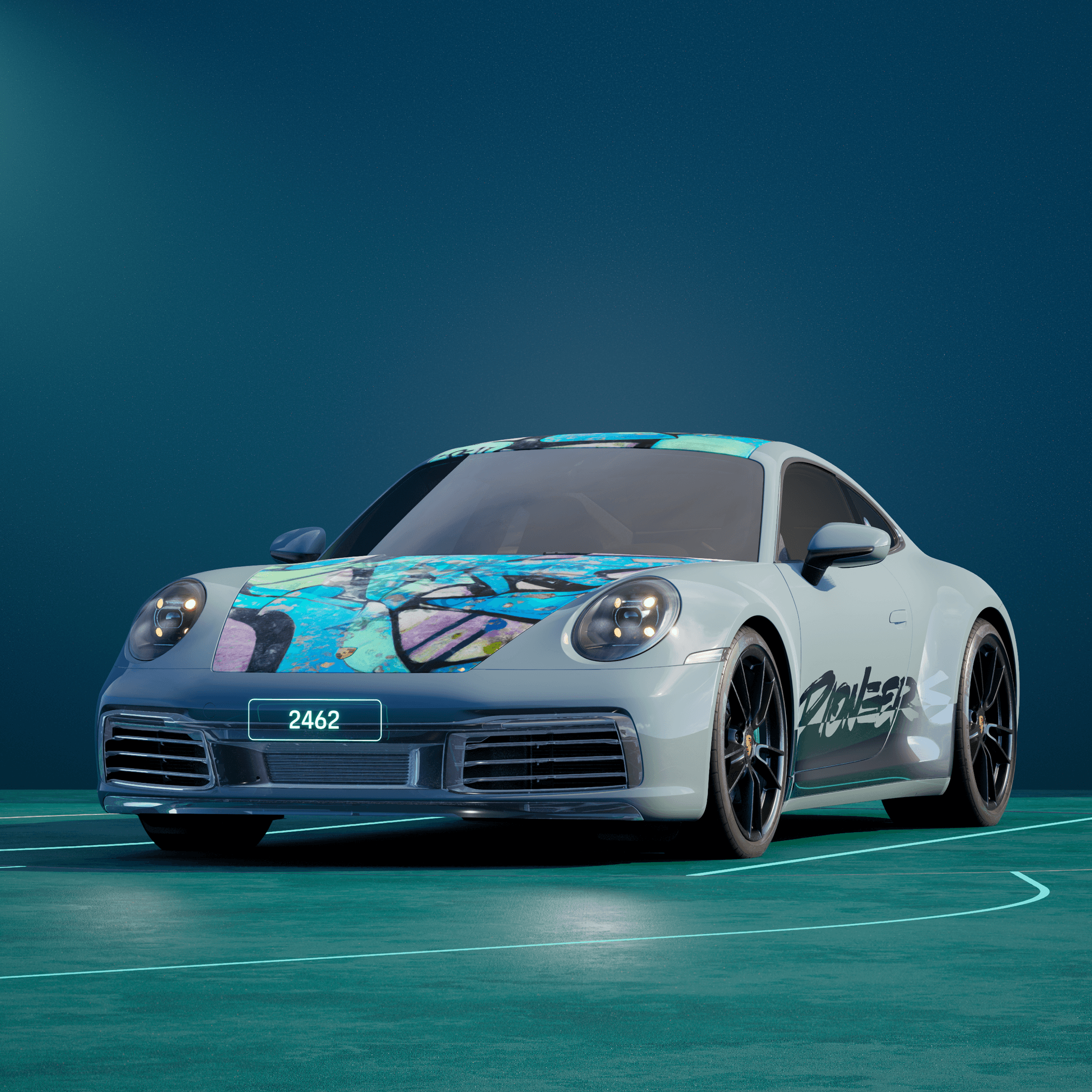 The PORSCHΞ 911 2462 image in phase